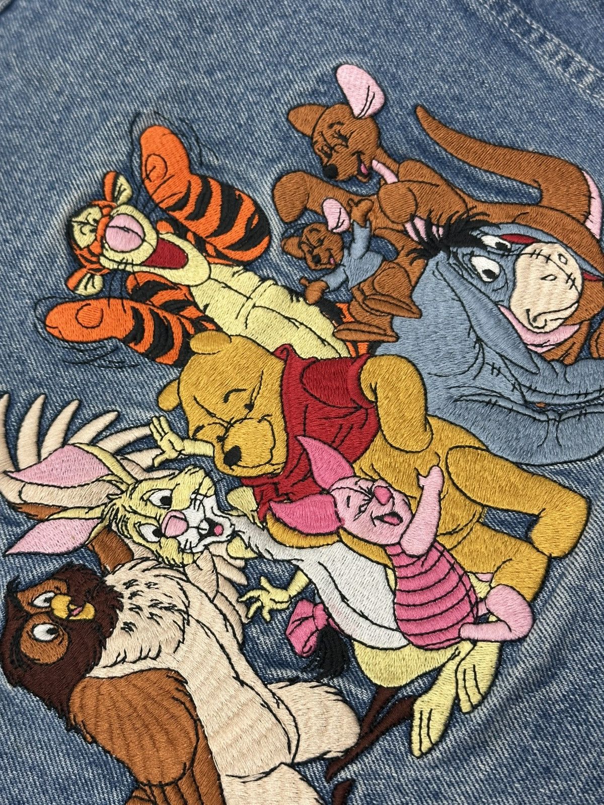 Disney Vtg 90s The Disney Winnie the Pooh & Friends Denim Jacket L Size US L / EU 52-54 / 3 - 10 Thumbnail