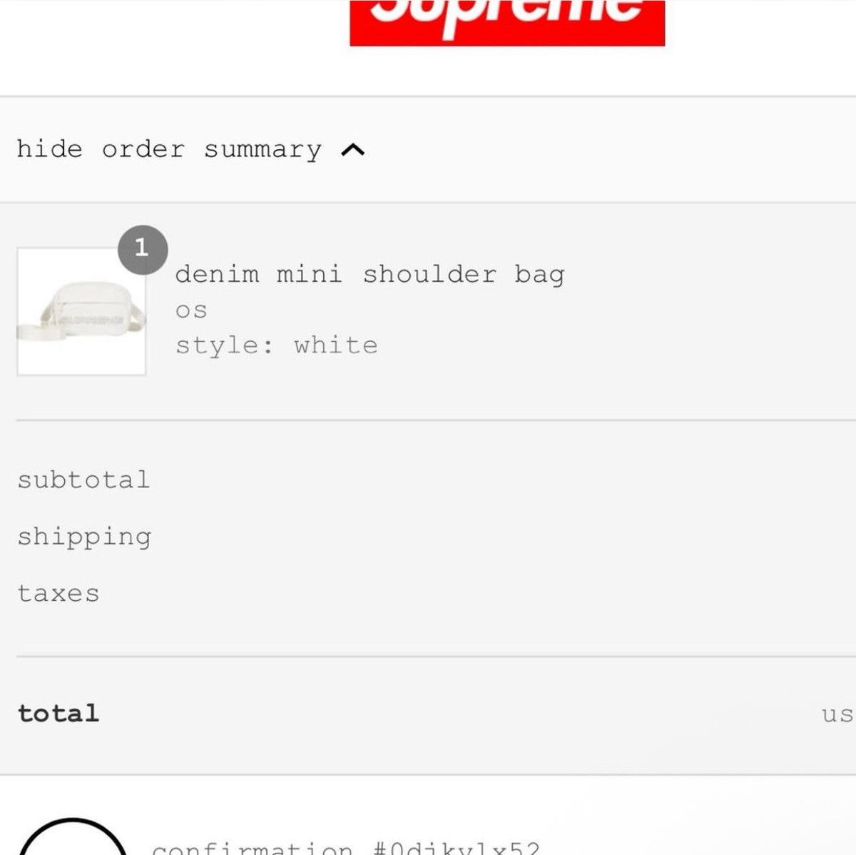 Supreme Supreme Denim Mini Shoulder Bag Size ONE SIZE - 5 Thumbnail