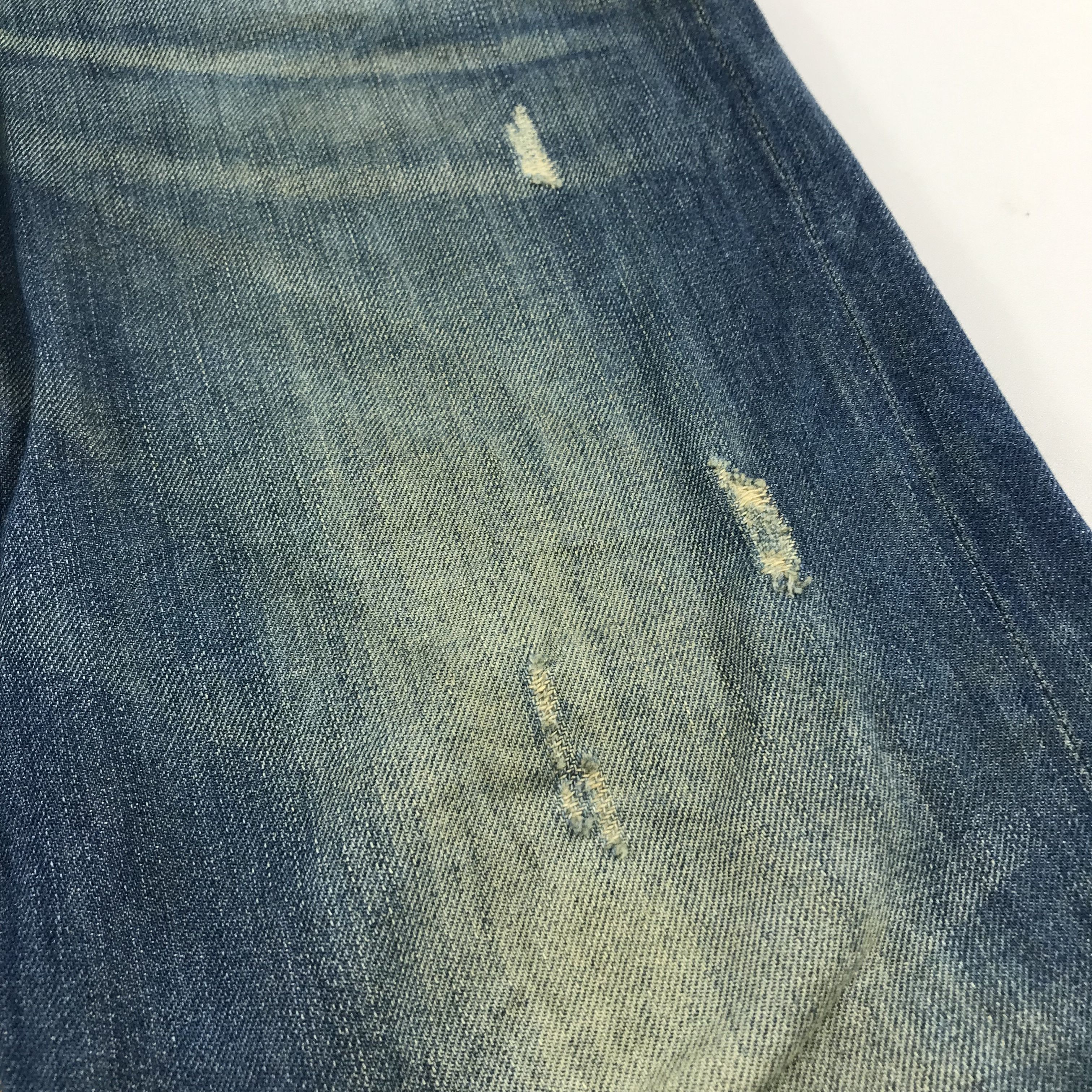 Diesel Diesel Waykee Regular Straight Distress Denim Jean KJ3456 Size US 31 - 12 Thumbnail