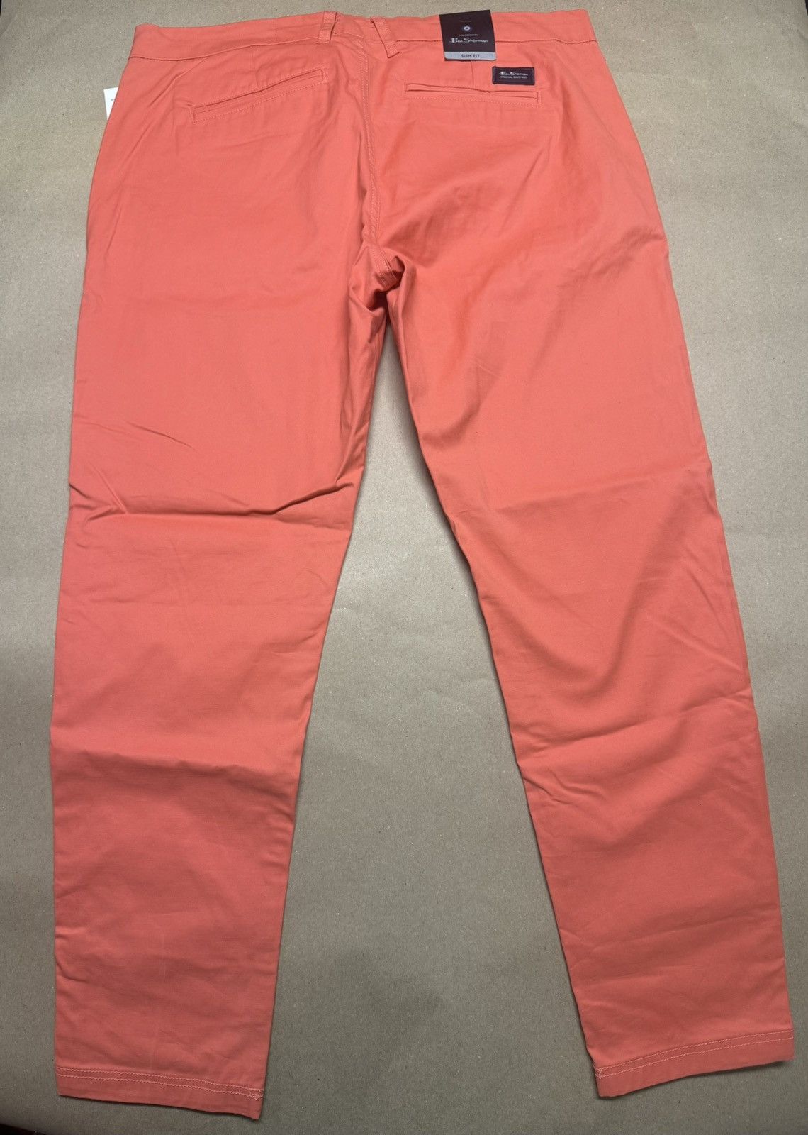 Ben Sherman Ben Sherman Pants Salmon size 38x32 Slim Fit Stretch Fit NEW Size US 38 / EU 54 - 2 Thumbnail