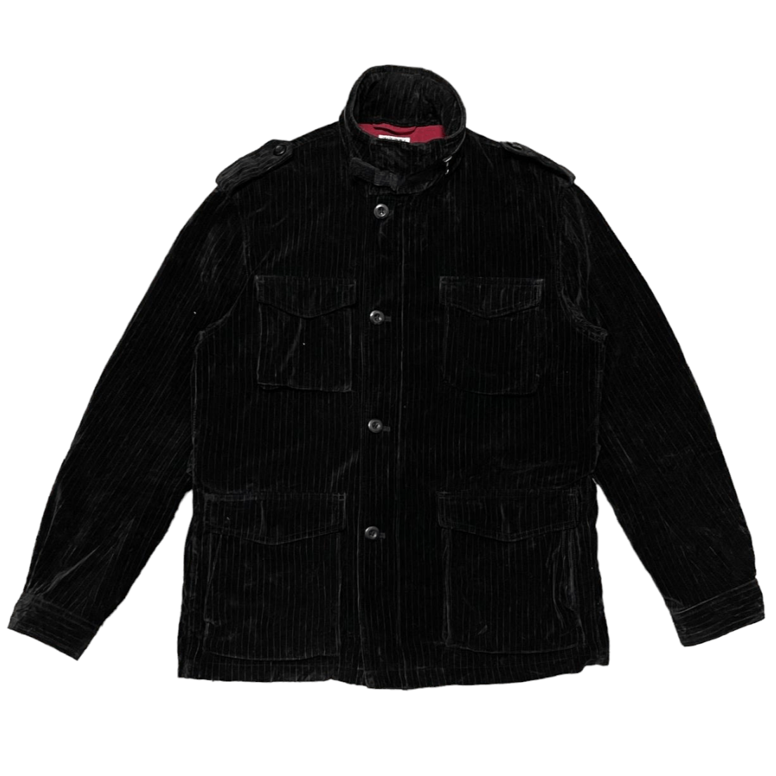 japanese-brand-vintage-allix-design-wear-velvet-multi-pocket-jacket
