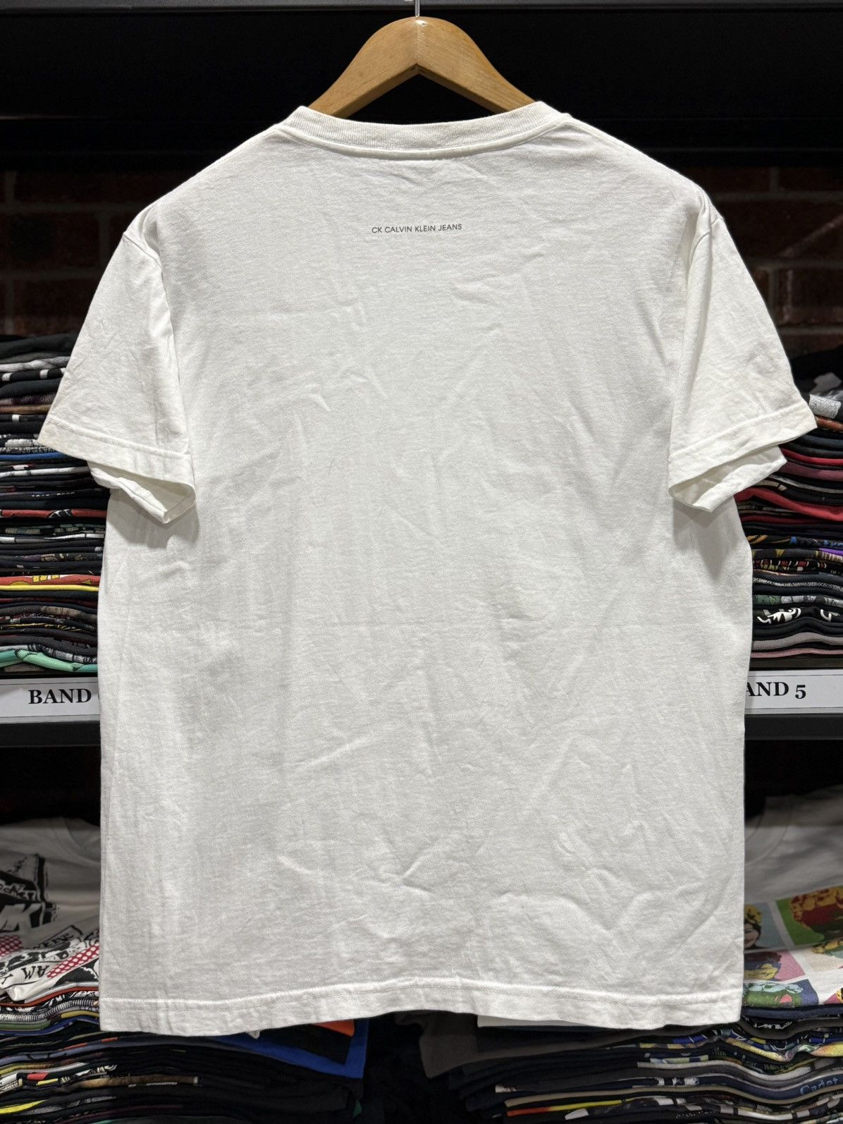 Calvin Klein × Vintage Vintage 90s Calvin Klein Jeans Box Canter Usa Tee Size US M / EU 48-50 / 2 - 7 Thumbnail