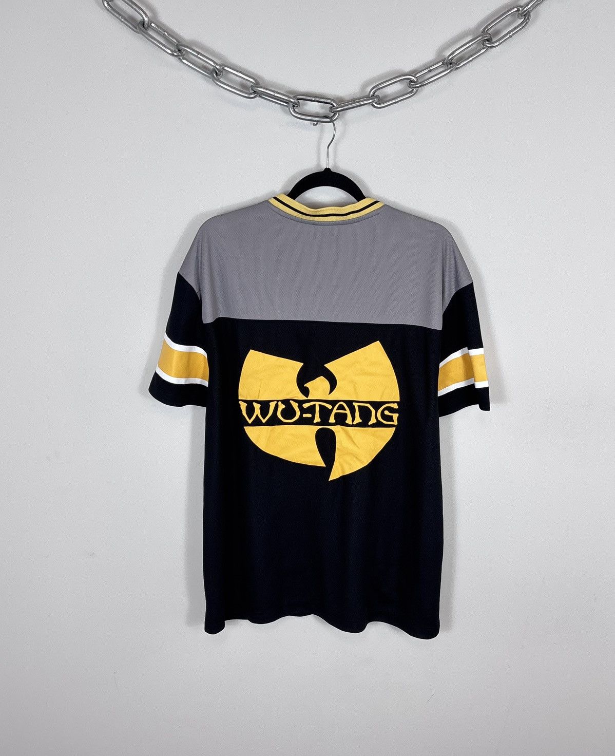 Wu-Tang Clan Wu-Tang Clan 36 Big Logo V-Neck Jersey T-Shirt Tee Size US L / EU 52-54 / 3 - 2 Thumbnail