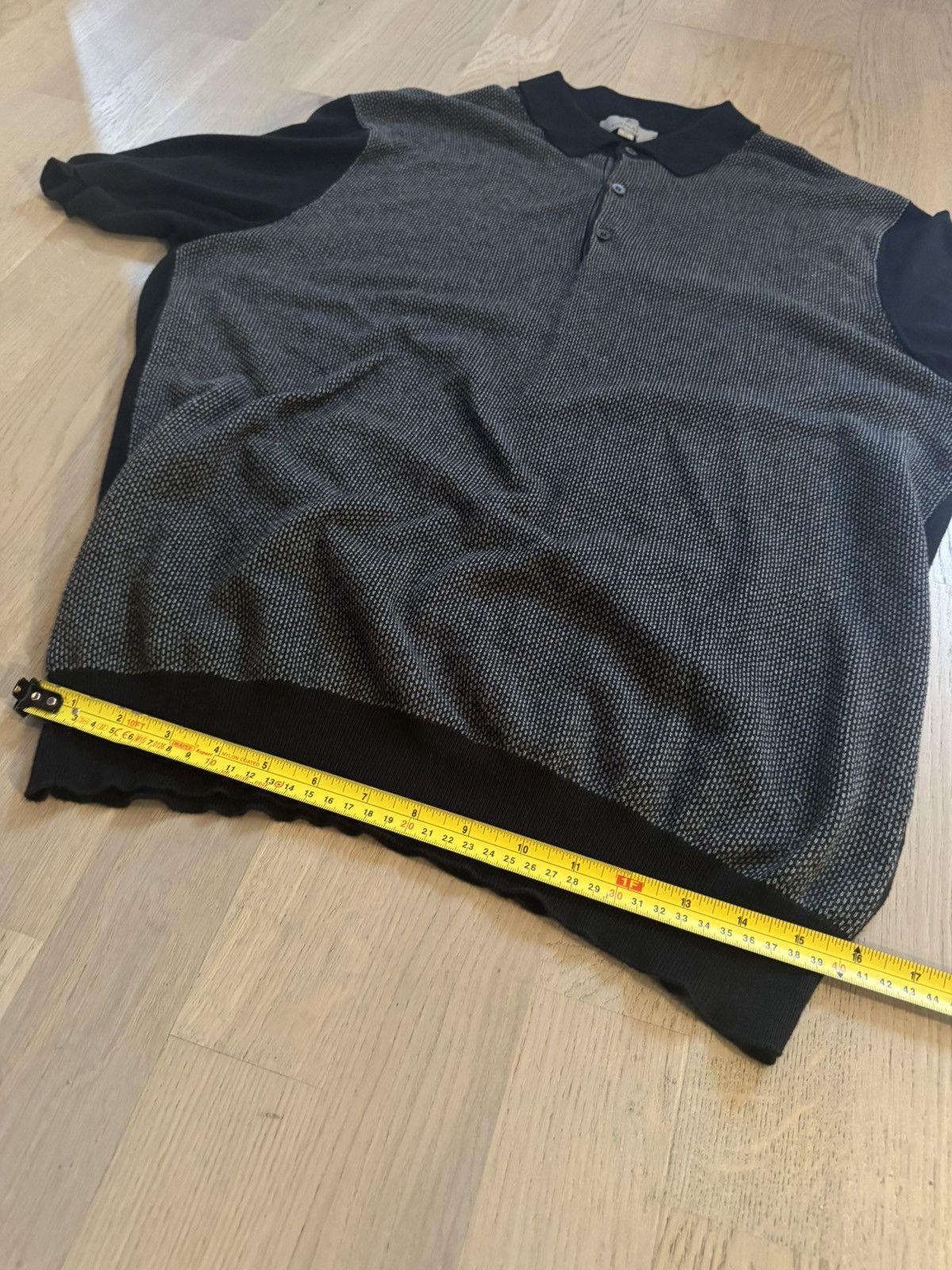 Canali CANALI men knit polo sizes Shown in photos by tape measure Size US L / EU 52-54 / 3 - 7 Thumbnail
