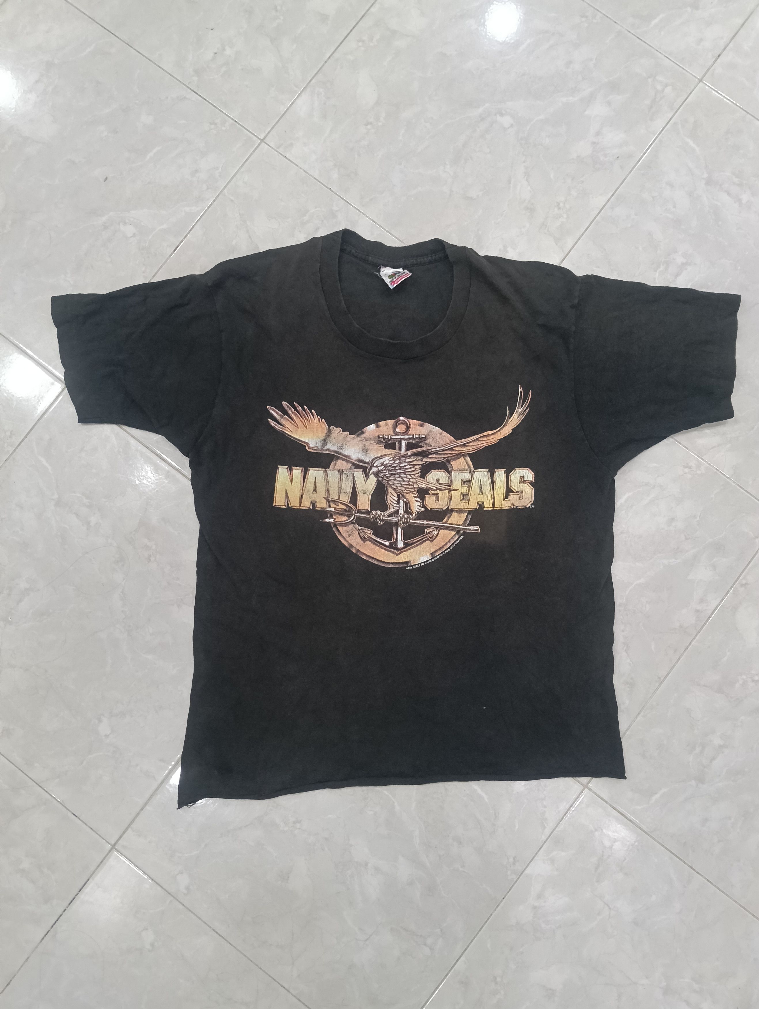 Vintage Vintage 90s Navy Seals Movie Charlie Sheen Size US L / EU 52-54 / 3 - 2 Thumbnail