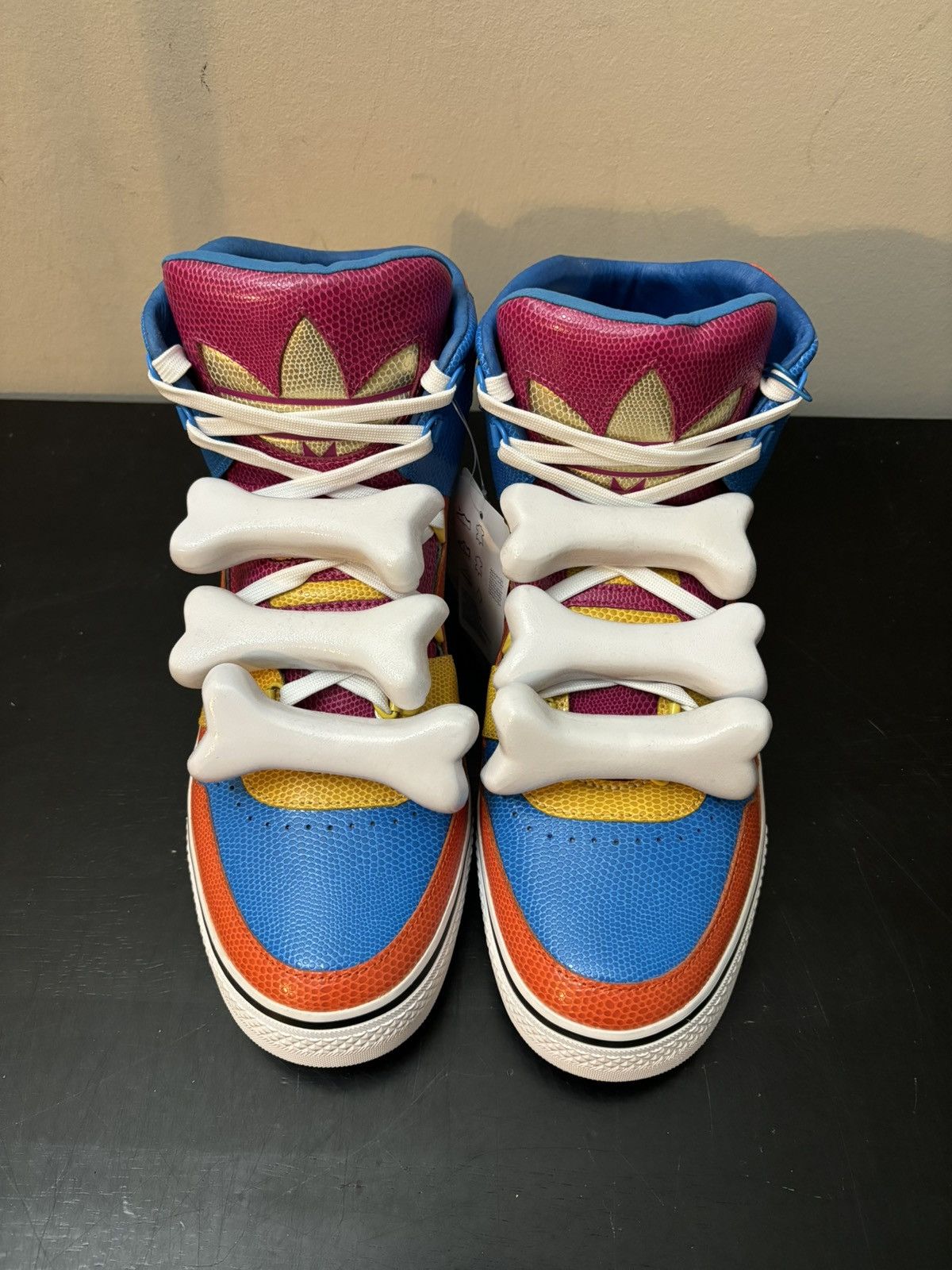 Adidas × Jeremy Scott adidas JS Jeremy Scott Bones Scale Multicolor Sneakers Size US 10 / EU 43 - 2 Thumbnail