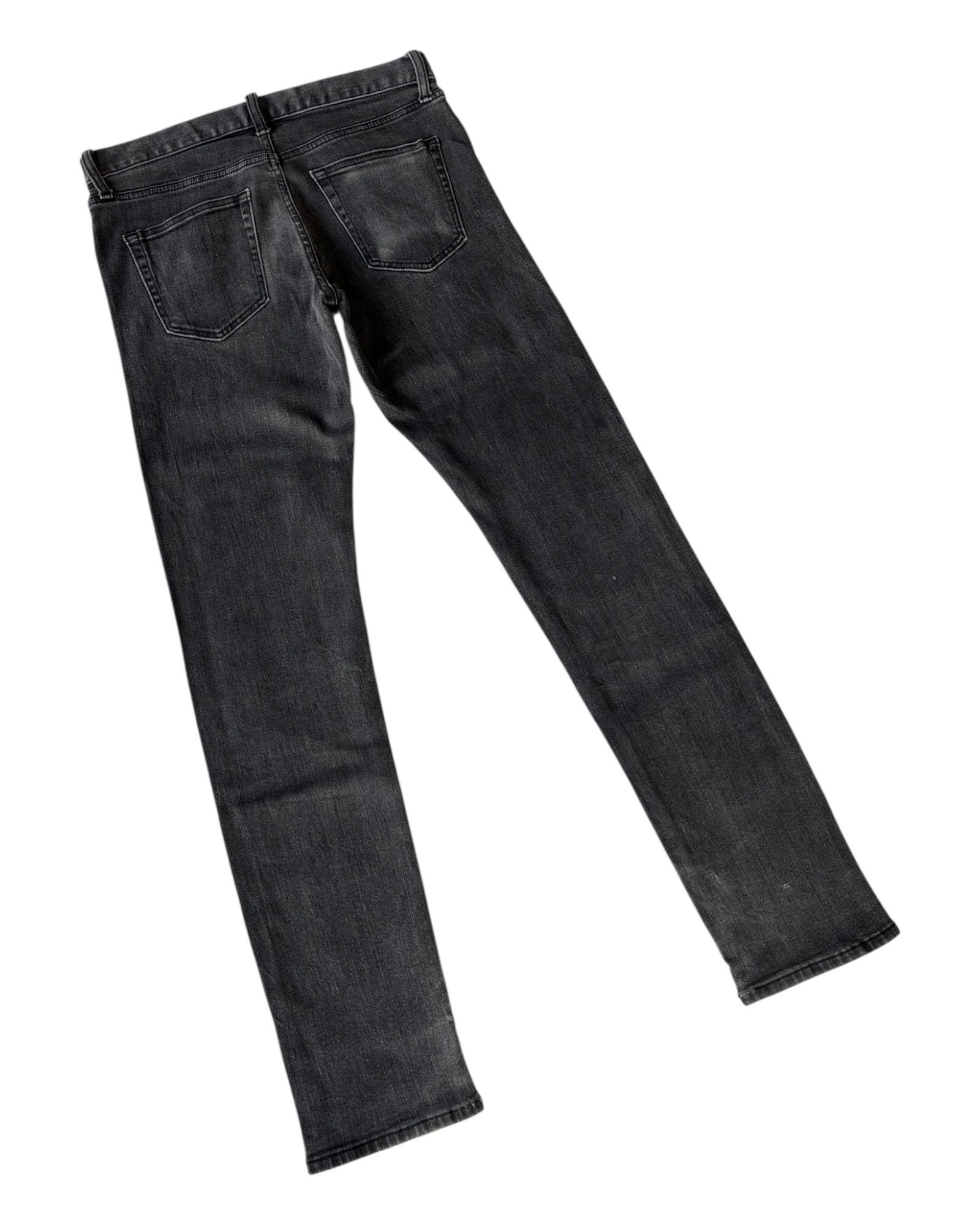 Undercover × Uniqlo Vintage Uniqlo Black Faded Selvedge Jeans Size US 31 - 4 Thumbnail
