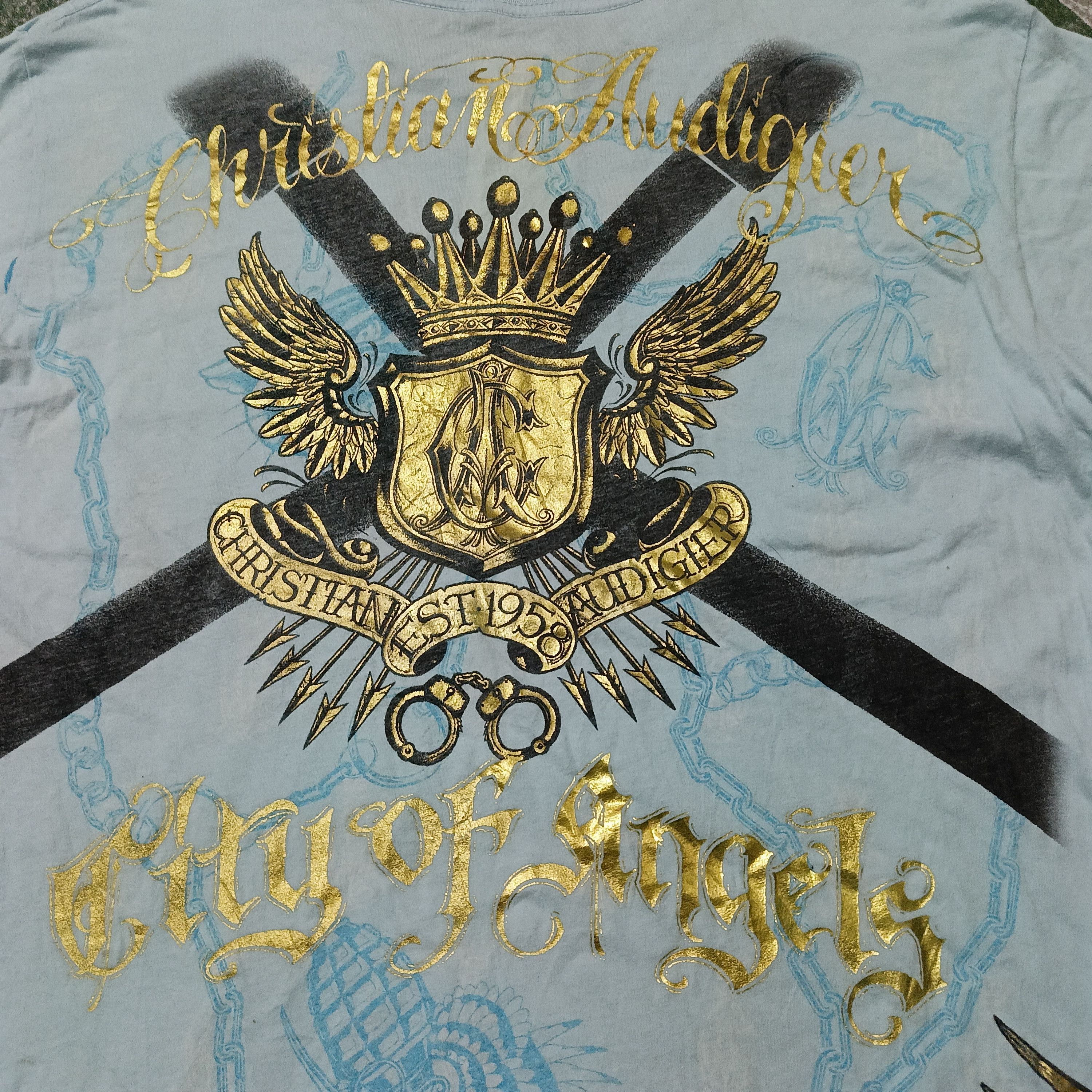 Christian Audigier Rare!!! Christian audigier city of angels Size US L / EU 52-54 / 3 - 8 Thumbnail