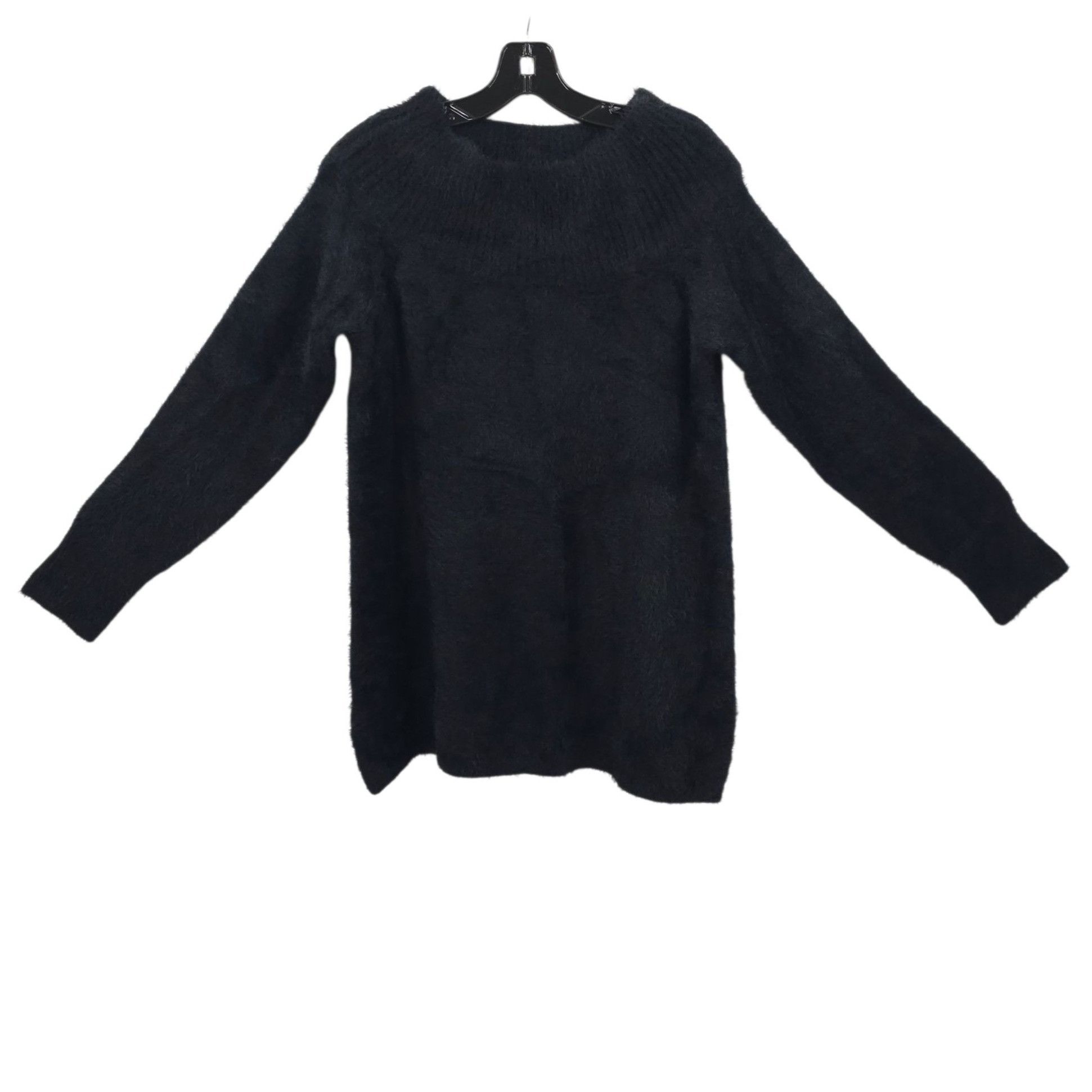 Loft Loft Sweater Fuzzy Womens L Pullover Ribbed Wide Mock Neck E Size L / US 10 / IT 46 - 2 Thumbnail