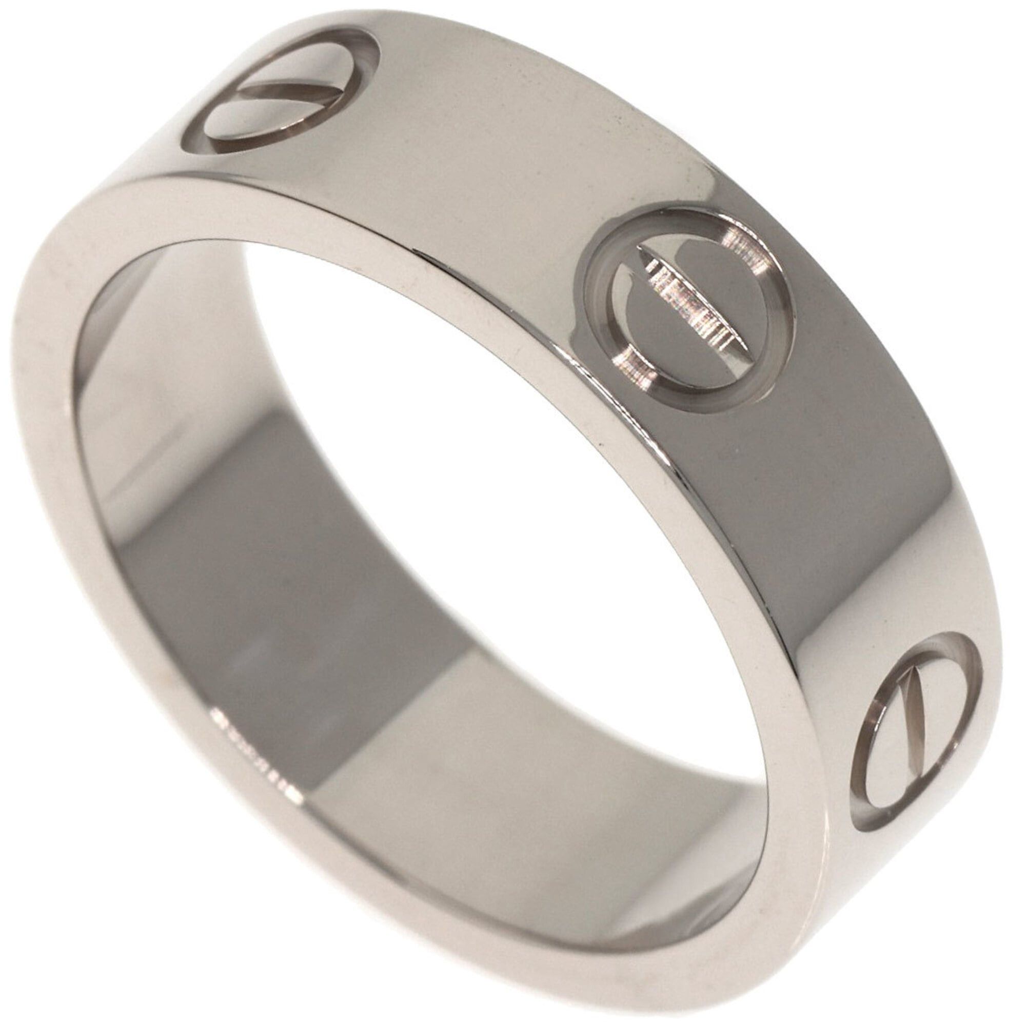 Cartier Cartier Love Ring #50, 18K White Gold, Women's Ring, CARTIER Size ONE SIZE - 1 Thumbnail