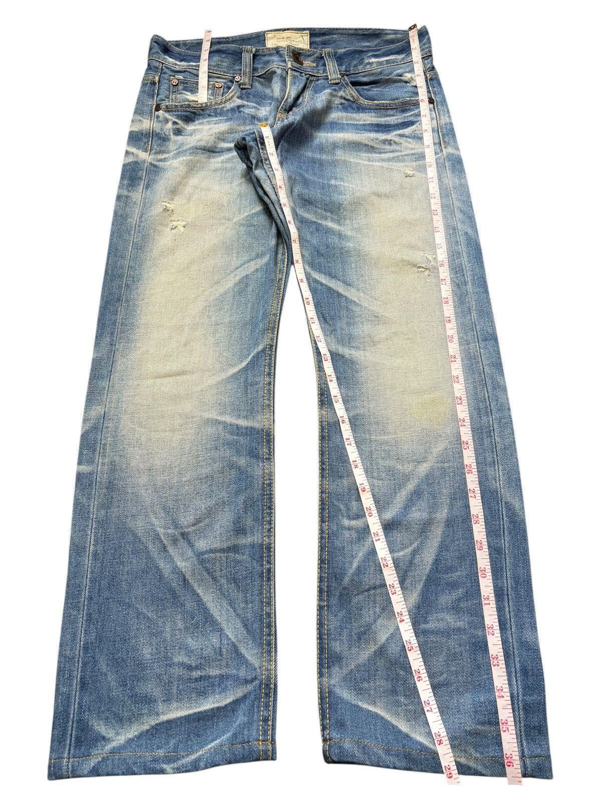 Edwin Vintage Lolita Rusty Wash Distressed Jeans Size 31" - 7 Thumbnail