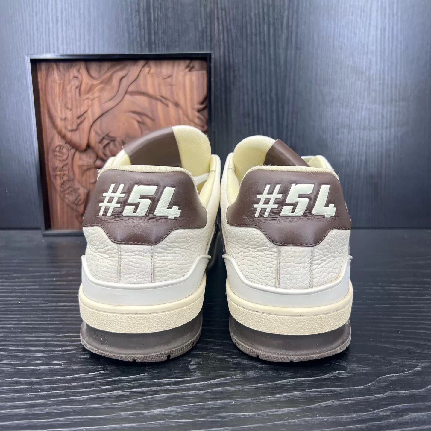 Louis Vuitton LV Trainer White Brown Checkerboard 8/42 Size US 9 / EU 42 - 7 Thumbnail