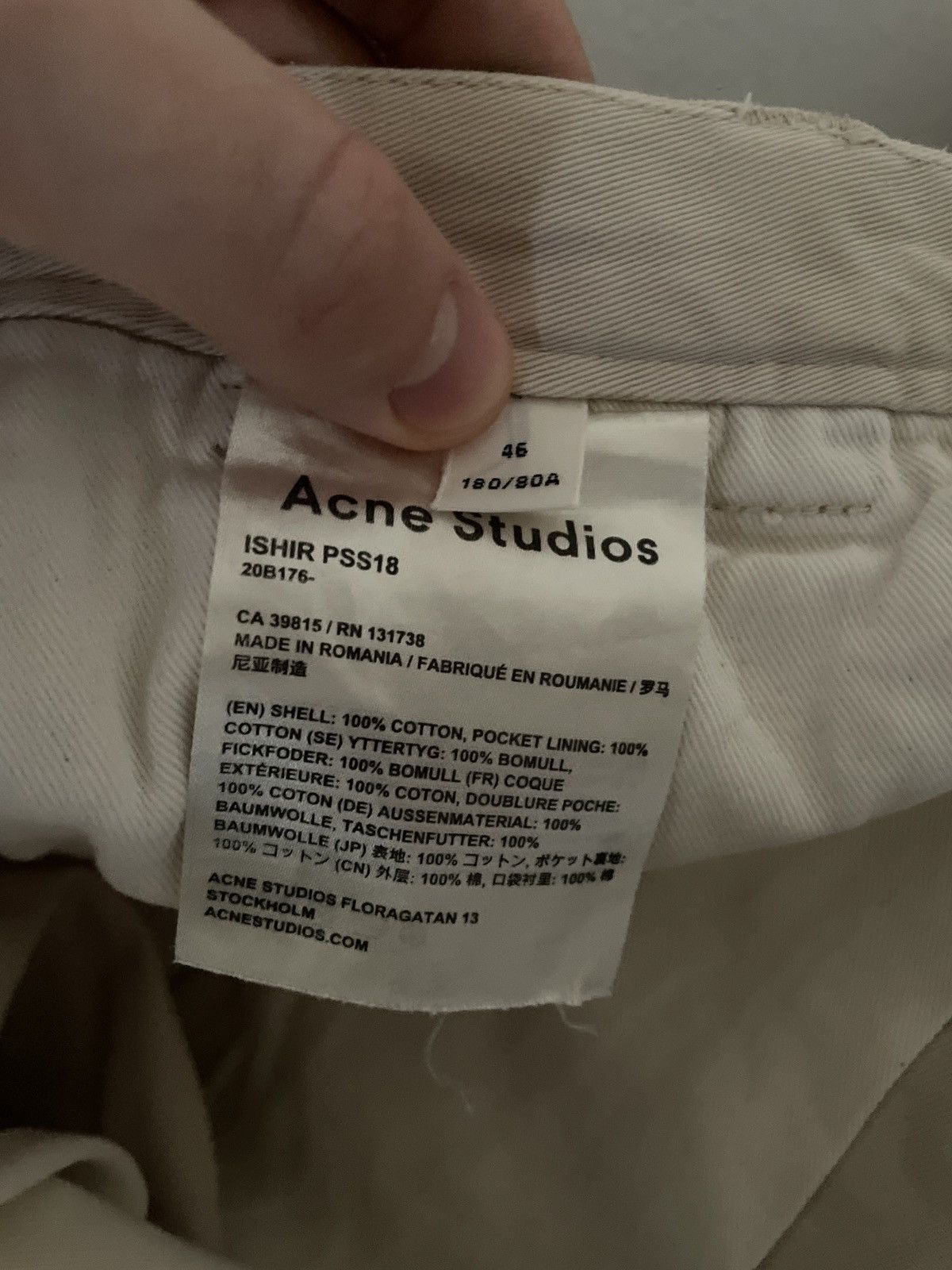 Acne Studios Acne Studios Pants Size S Size US 33 - 4 Thumbnail