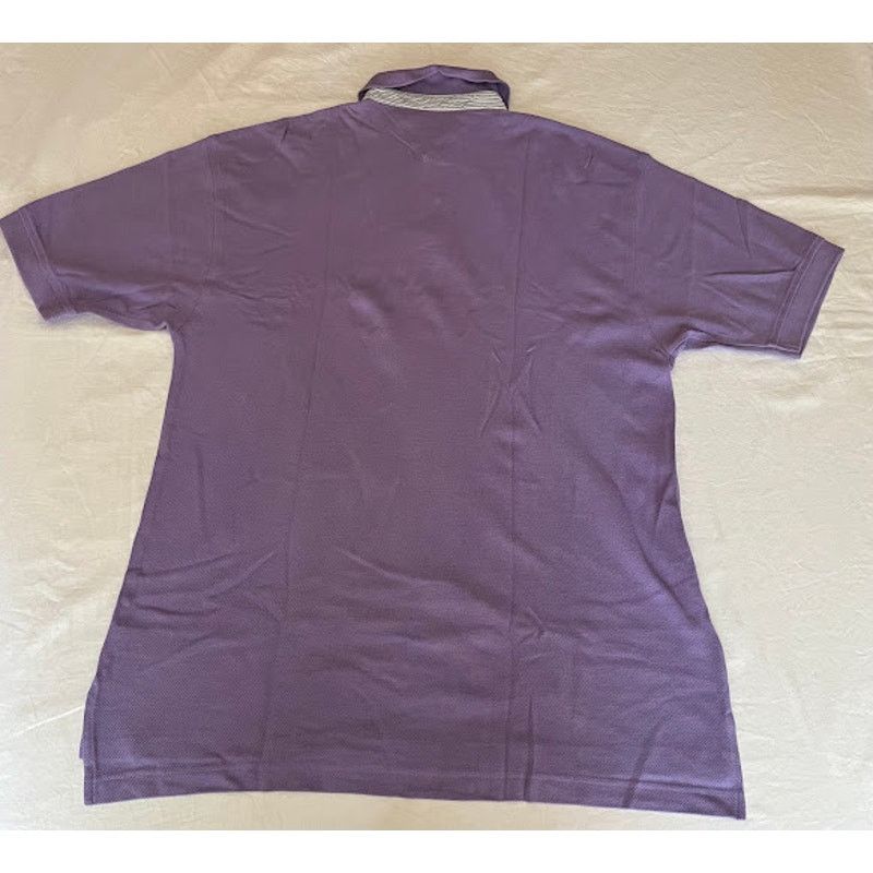 Tommy Hilfiger × Vintage Tommy Hilfiger Shirt Mens Purple Blue White Polo Sz L Size US L / EU 52-54 / 3 - 2 Thumbnail