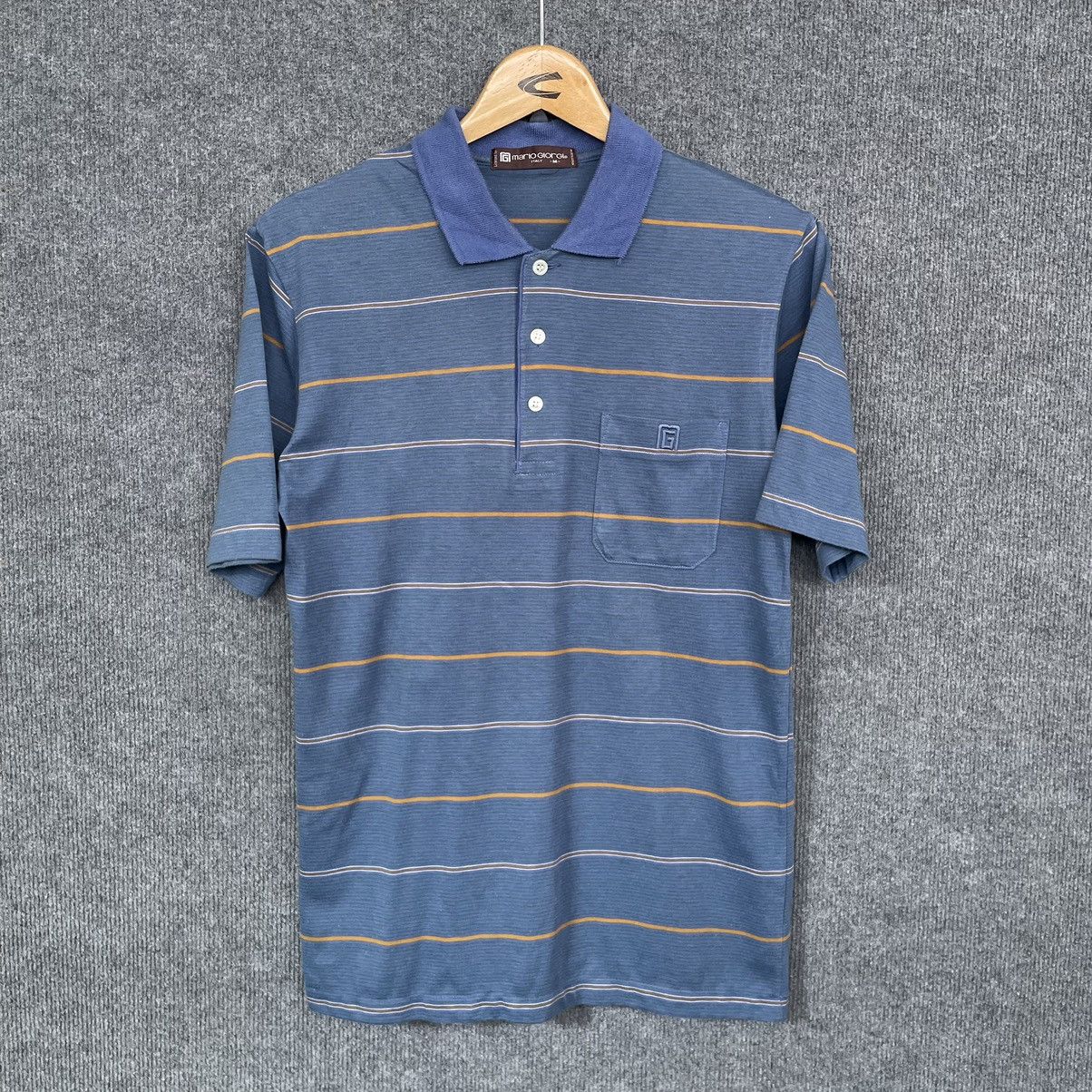 Other Vintage Mario Giorgi Italy Stripes Polo T Shirt Size US S / EU 44-46 / 1 - 1 Thumbnail