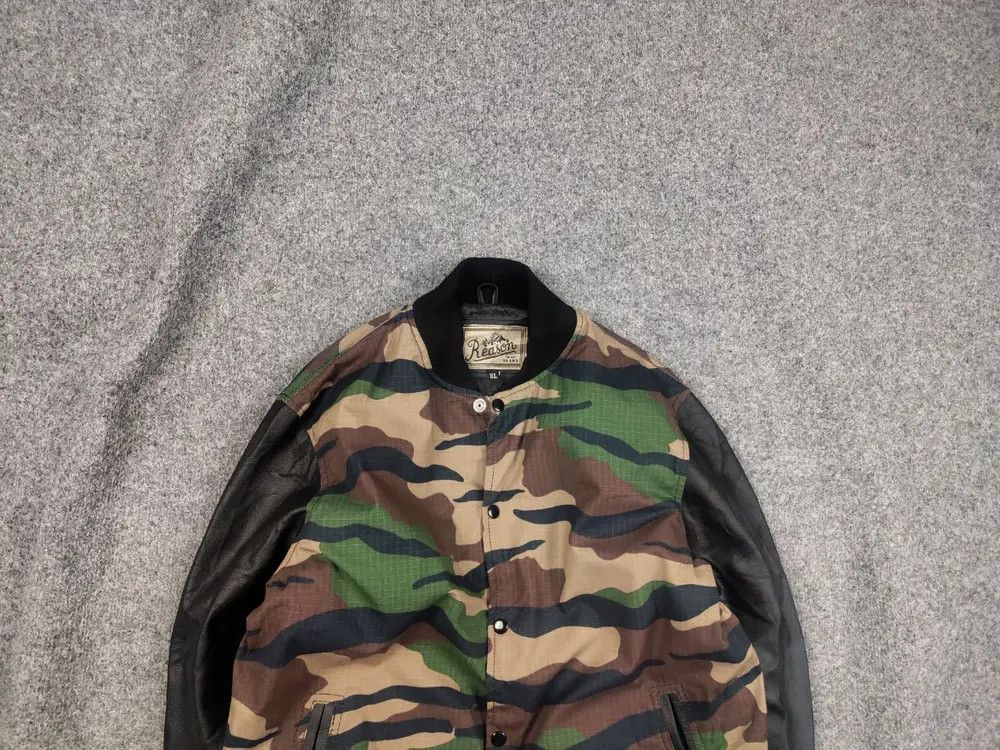 Reason Vintage Reason Varsity Camo Bomber Jacket kanye west Style Size US L / EU 52-54 / 3 - 1 Thumbnail