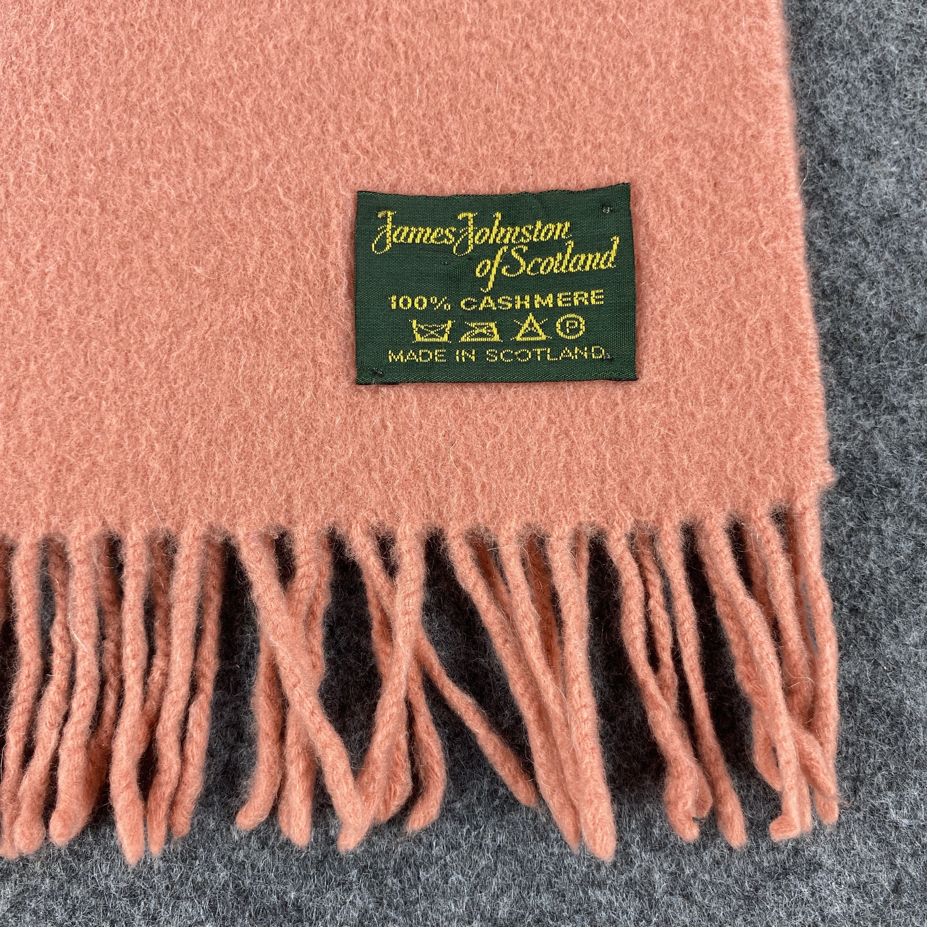 Vintage James Johnston of Scotland Scarf # Muffler # Neckwear # D416 Size ONE SIZE - 2 Thumbnail