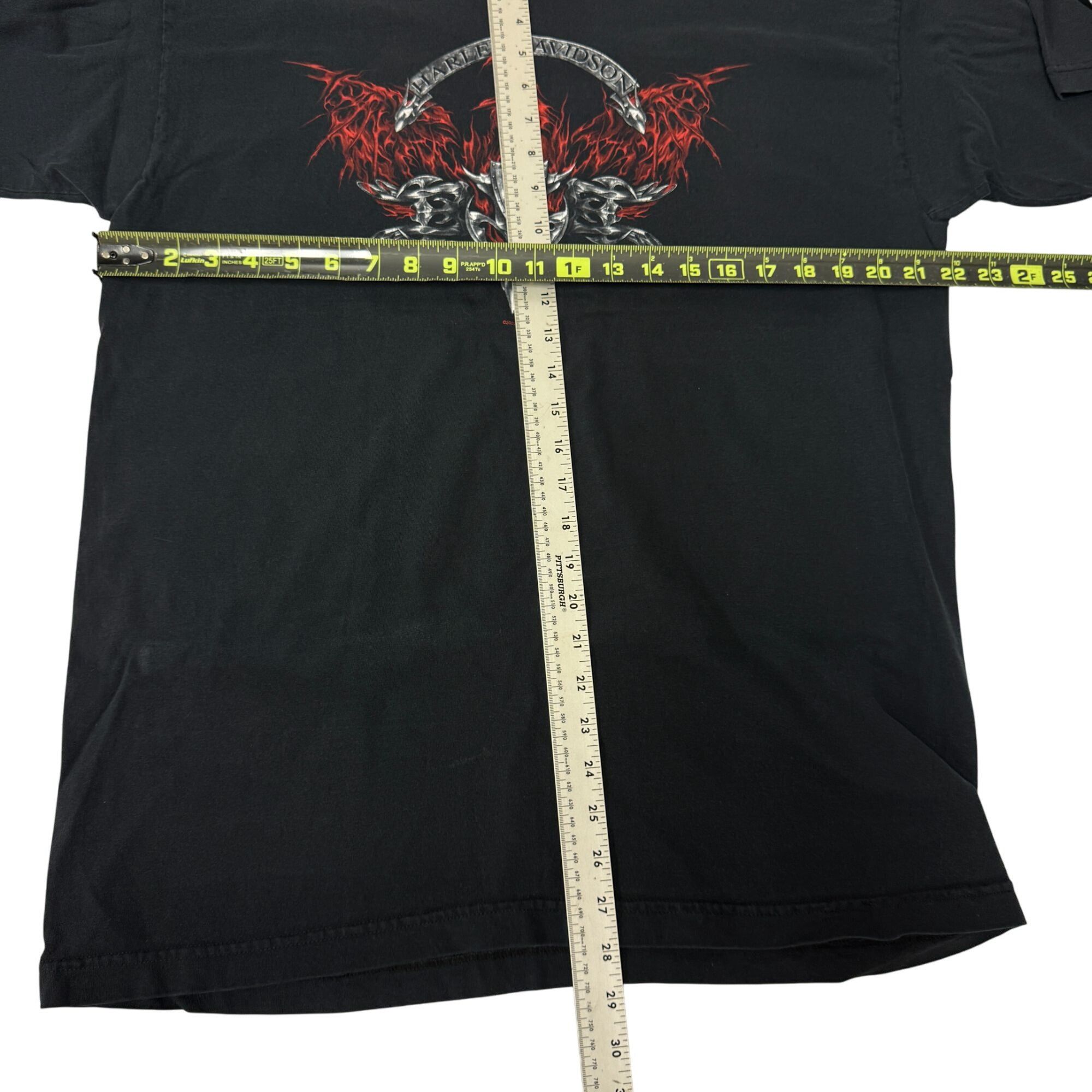 Harley Davidson Twin Cam Motorcycles FLAMING EAGLE Alton IL Biker T Shirt XL Size US XL / EU 56 / 4 - 9 Thumbnail