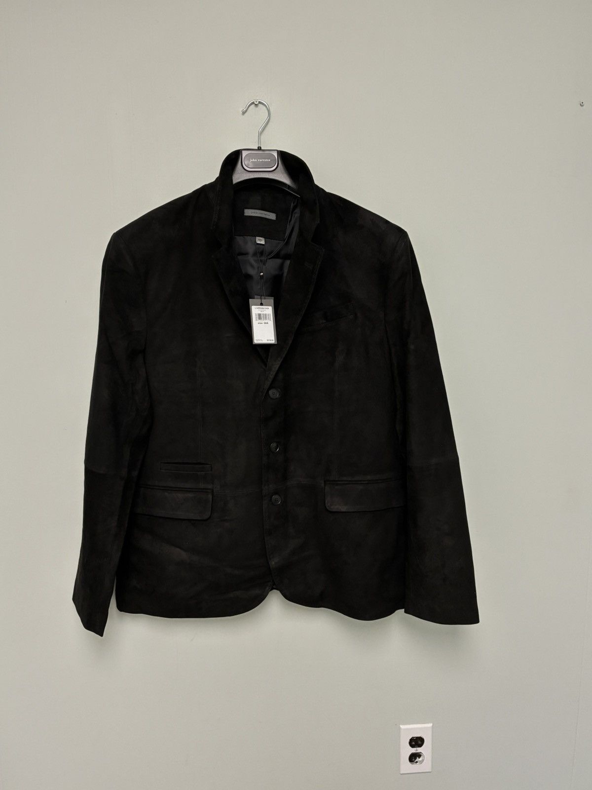 John Varvatos Rind Suede Jacket EU 58x USA 48x Size US XXL / EU 58 / 5 - 14 Thumbnail