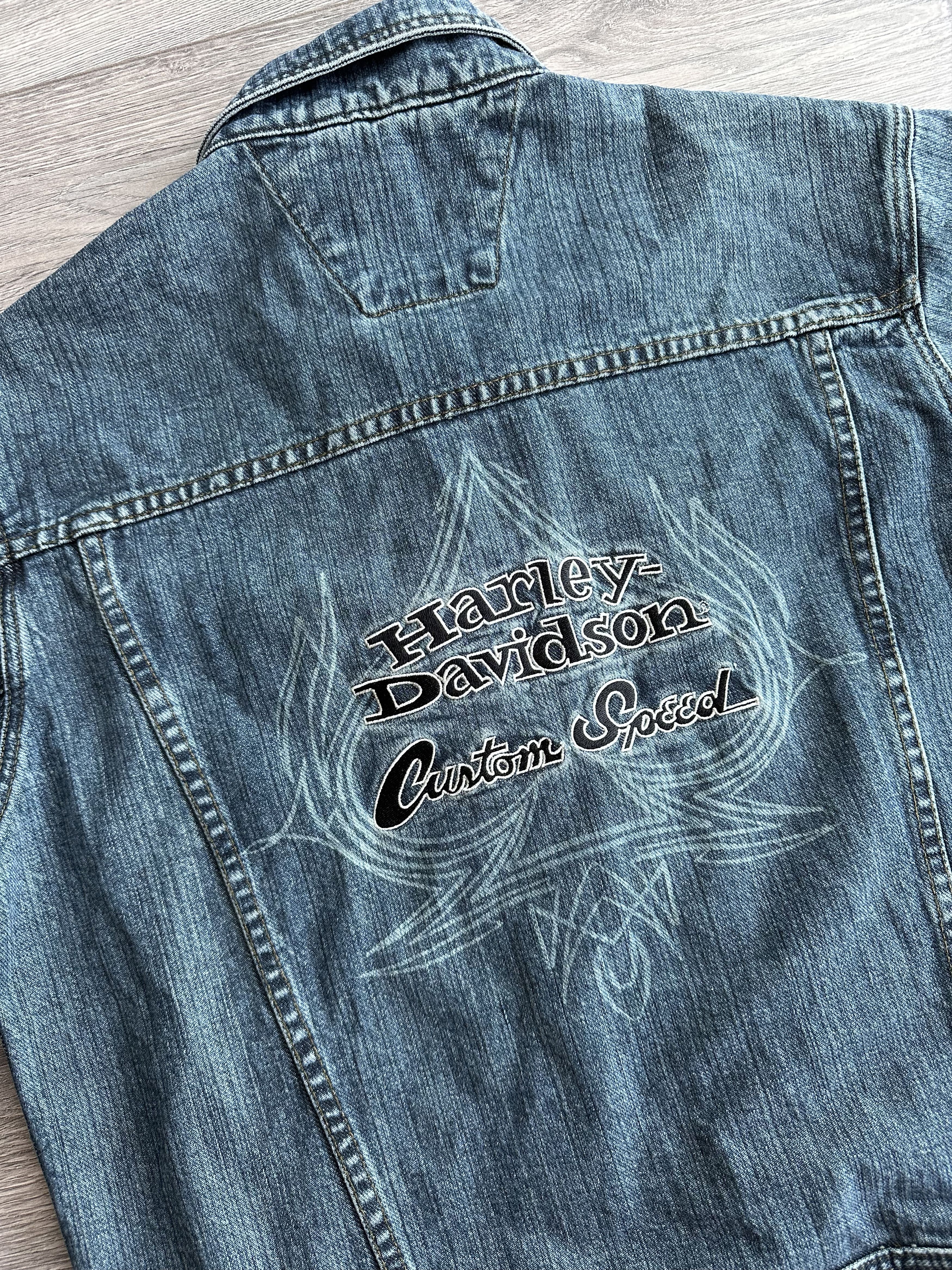 Harley Davidson Harley Davidson Vintage Jeans Jacket Size US M / EU 48-50 / 2 - 8 Thumbnail