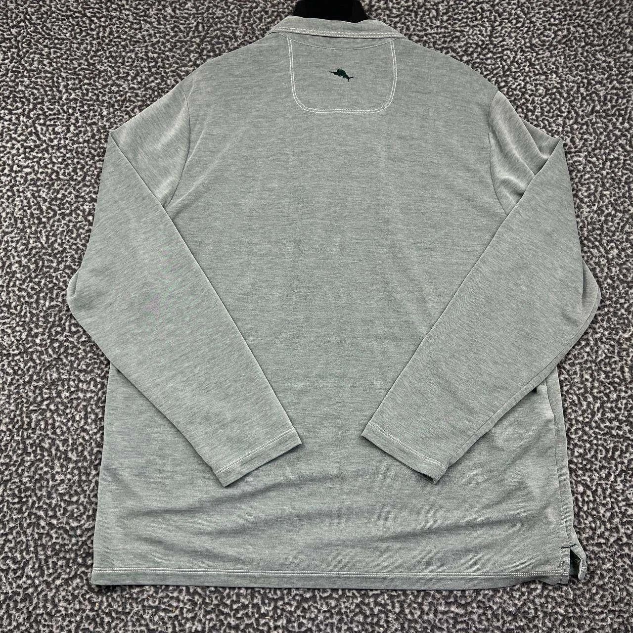 Tommy Bahama Tommy Bahama Polo Shirt Men Gray Long Sleeve Collared XL Size US XL / EU 56 / 4 - 2 Thumbnail