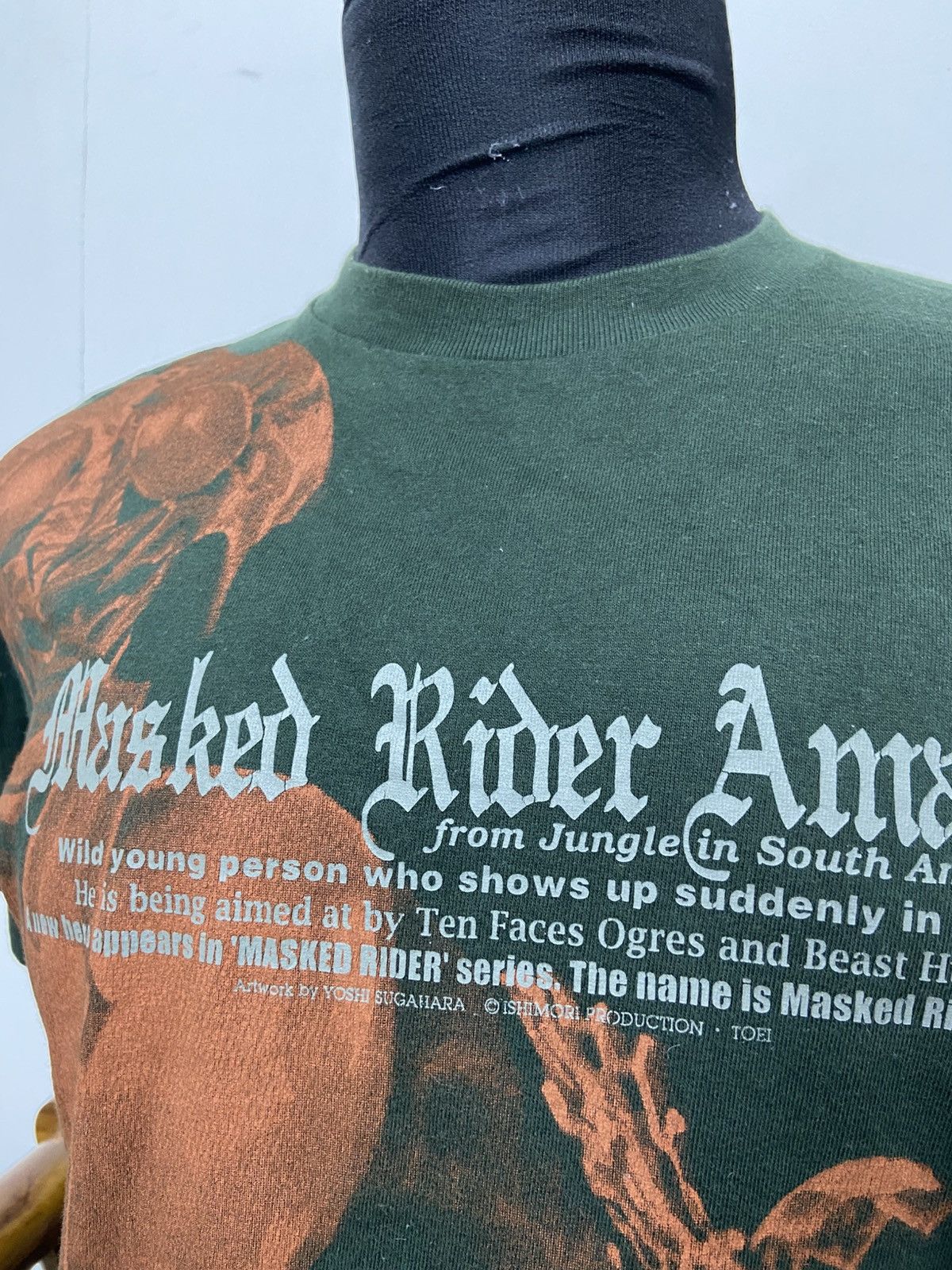 Anime ❤️‍🔥SEND OFFER ❤️‍🔥VINTAGE MASKED RIDER AMAZON RARE GRAPHICS Size US M / EU 48-50 / 2 - 6 Thumbnail