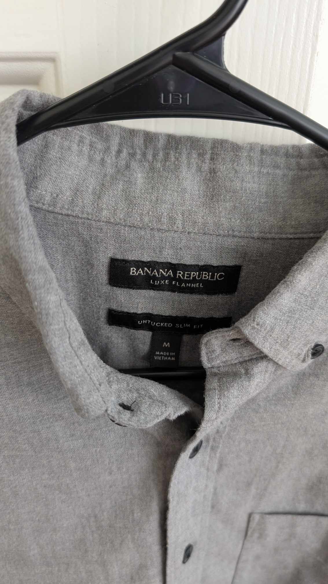 Banana Republic Banana Republic Gray Button Up Longsleeve 100% Cotton Size US M / EU 48-50 / 2 - 3 Thumbnail
