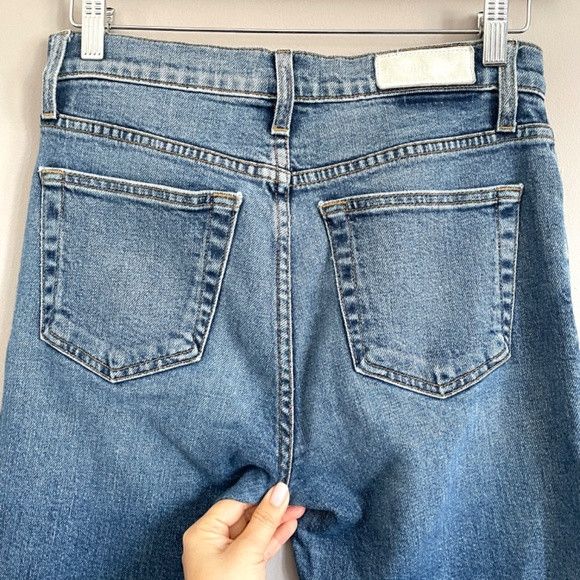 Levi's × RE/DONE RE/DONE Levi's High Rise Ankle Crop Jeans - USA 🇺🇸 Size 28" / US 6 / IT 42 - 11 Thumbnail