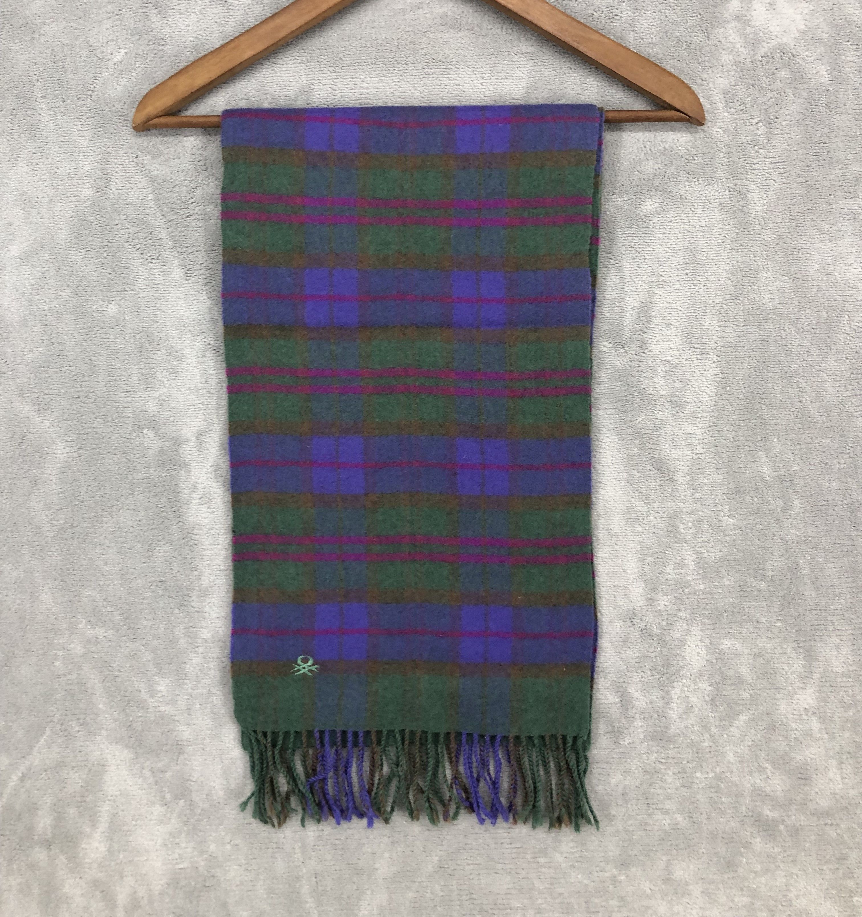 Vintage United Colors Of Benetton Scarf Muffler