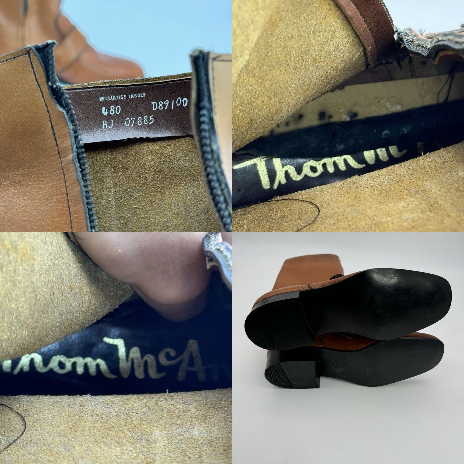 Vintage VINTAGE Thom McAn 70s Western Boots Size 7.5 Brown Leather Mid-Calf Buckle D Women Size US 8 / IT 38 - 8 Thumbnail