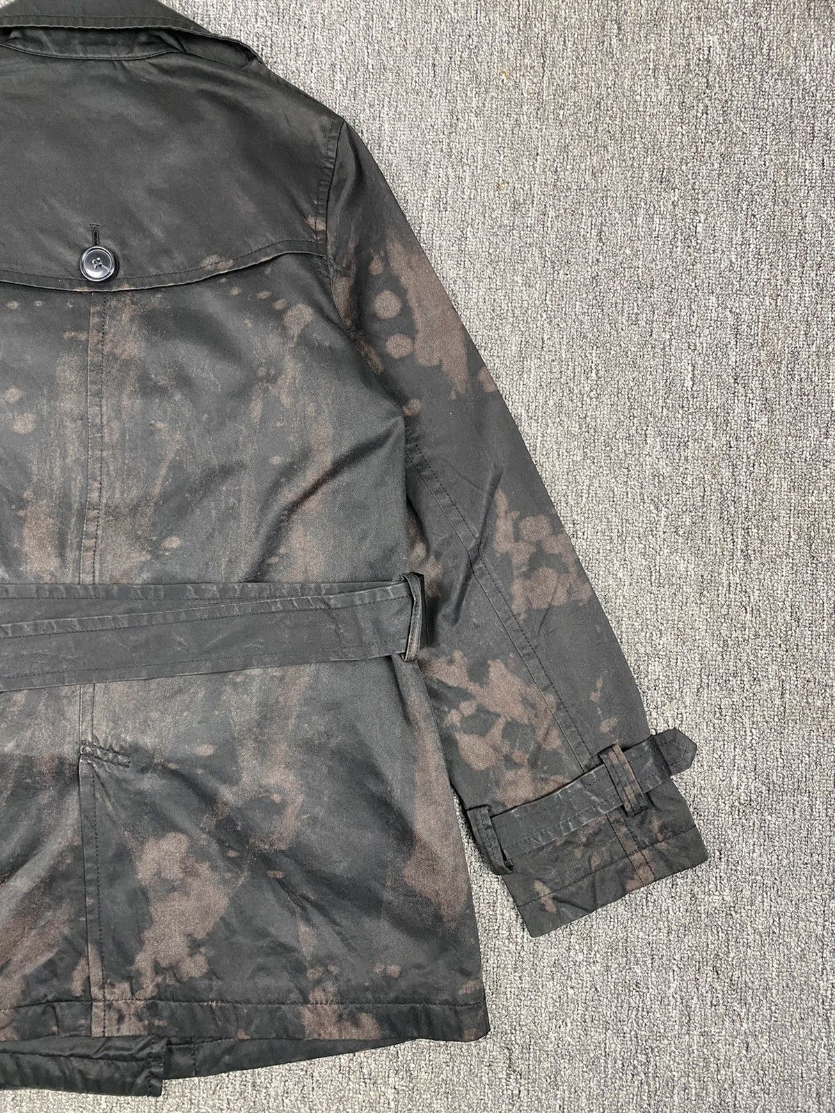 Japanese Brand Eap Bleach Belted Peacoat Jacket Size M / US 6-8 / IT 42-44 - 9 Thumbnail