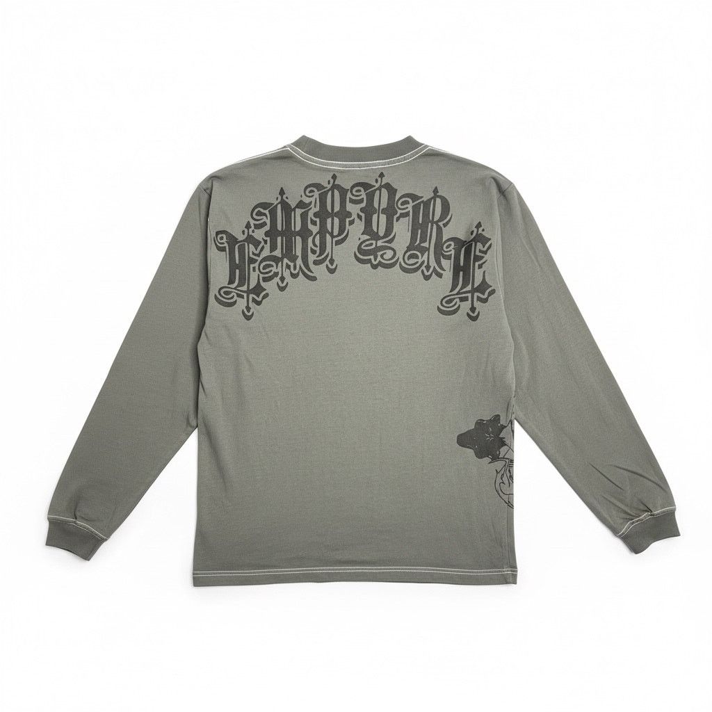 Empyre Empyre Centered Grey Long Sleeve T-Shirt [Size Small] Size US S / EU 44-46 / 1 - 1 Thumbnail