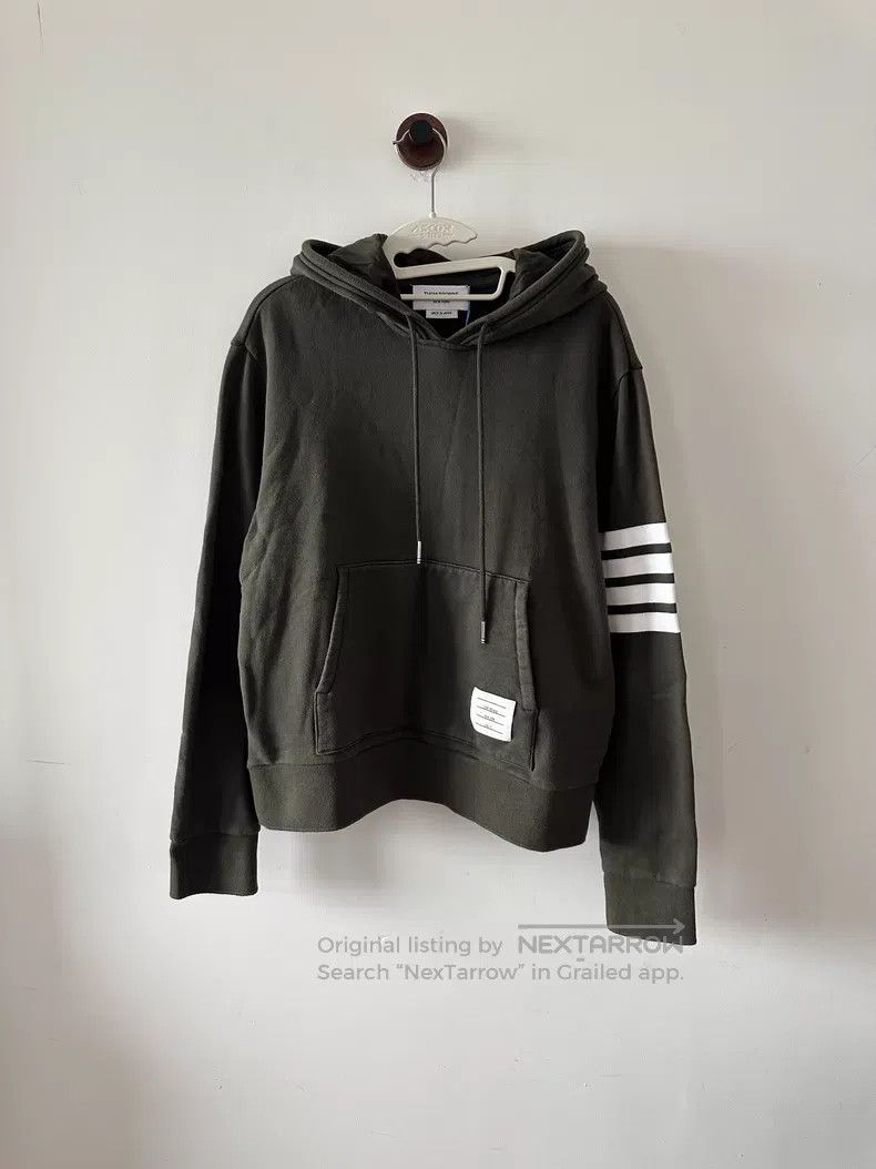 Thom Browne Thom Browne Forest Green Hoodie Size US M / EU 48-50 / 2 - 1 Thumbnail