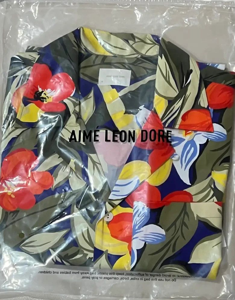 Aime Leon Dore Aime Leon Dore Cropped Camp Shirt Floral Size US L / EU 52-54 / 3 - 1 Thumbnail