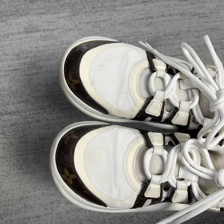 Louis Vuitton Louis Vuitton Archlight White Sneakers for Women -2508 Size US 8 / IT 38 - 6 Thumbnail