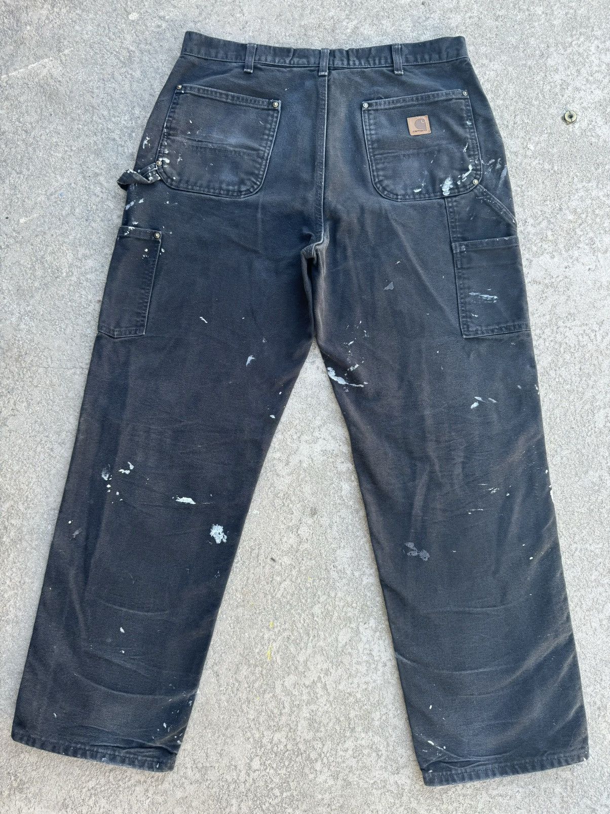Carhartt × Vintage Vintage Carhartt B136 Black Double Knee Size US 36 / EU 52 - 8 Thumbnail