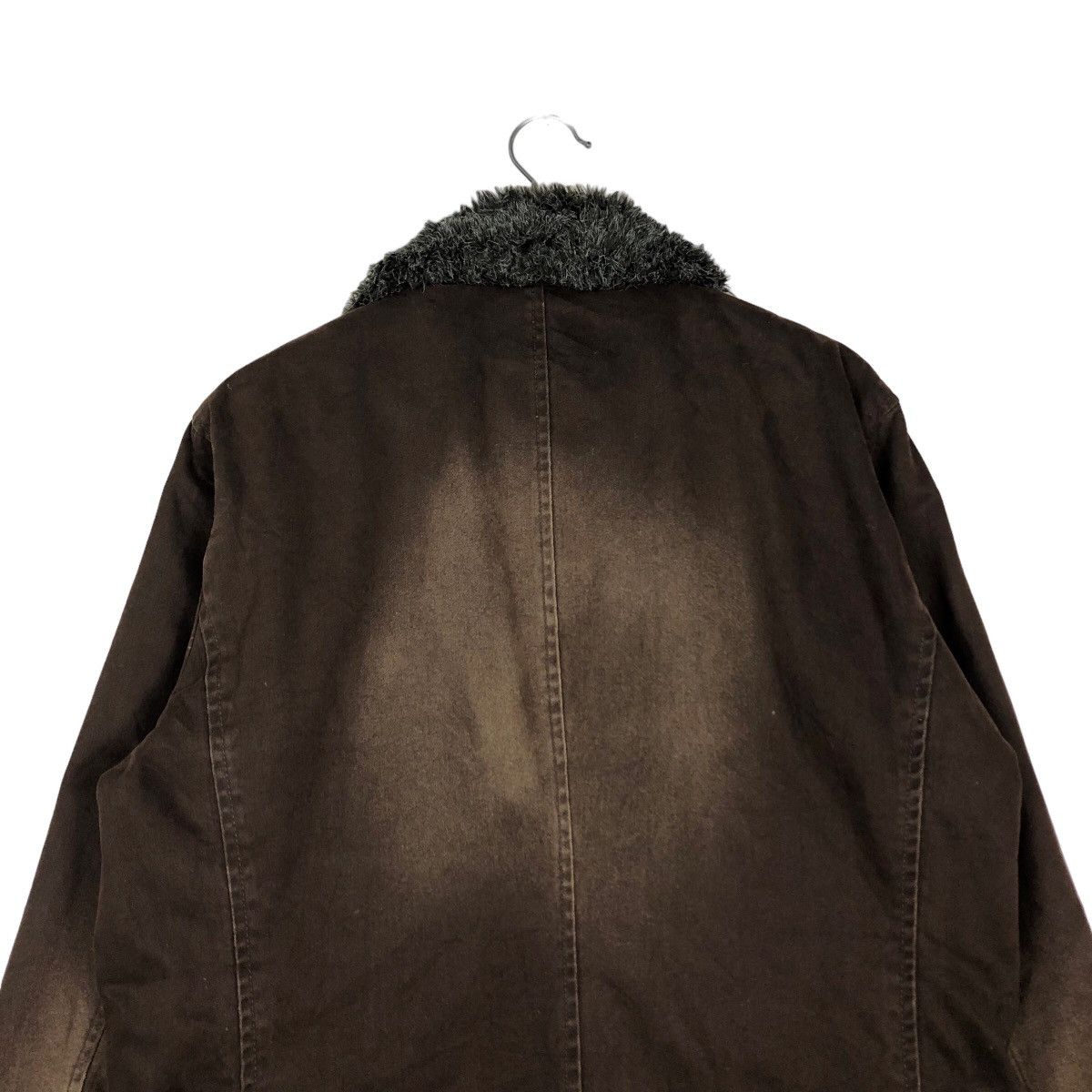 Japanese Brand 🔥Vintage Biker Jacket Think Pink Mink Fur Collar Size US L / EU 52-54 / 3 - 9 Thumbnail