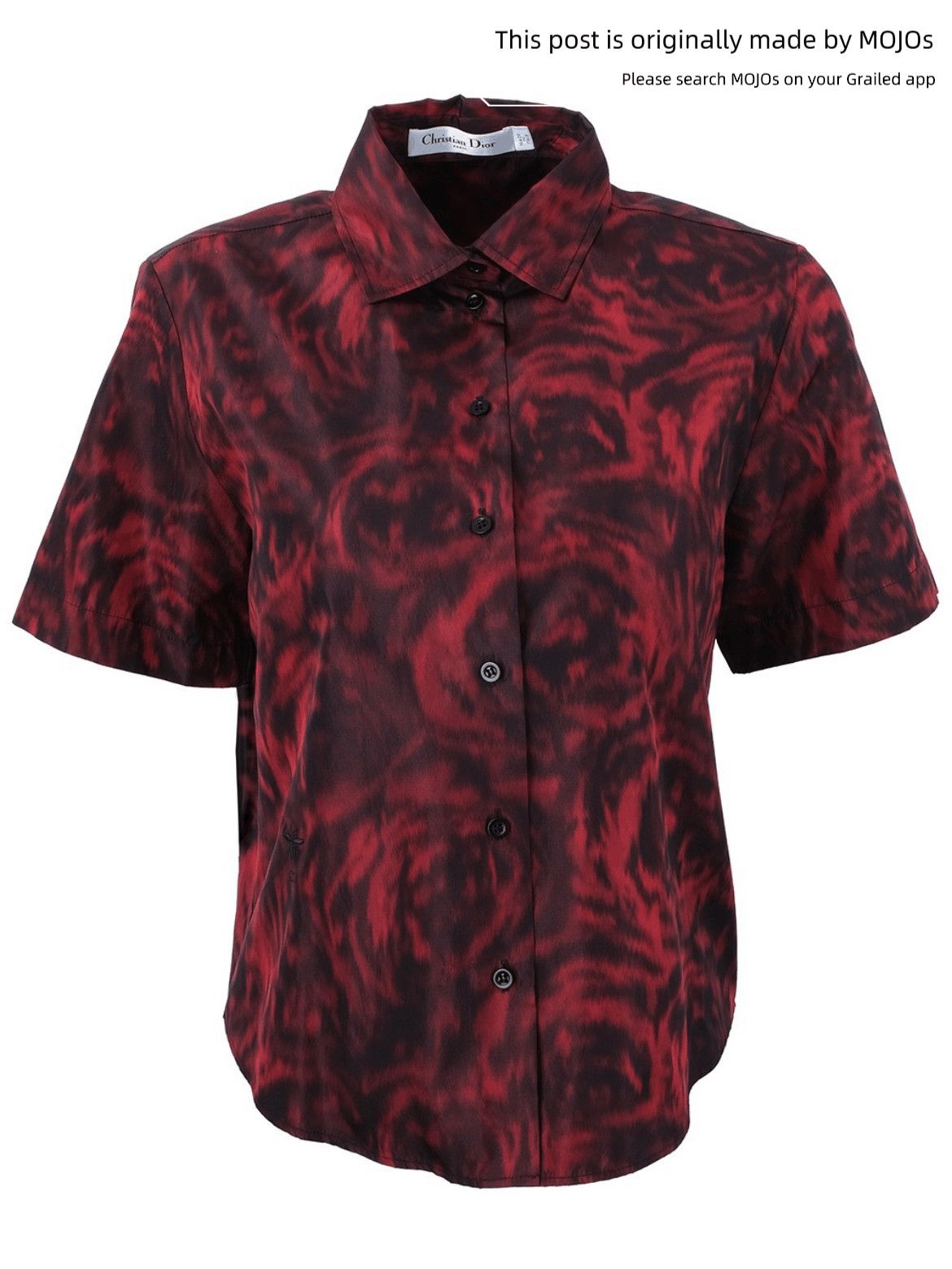 Dior Sz 40 Dior Roses Print Shirt Size US M / EU 48-50 / 2 - 1 Thumbnail