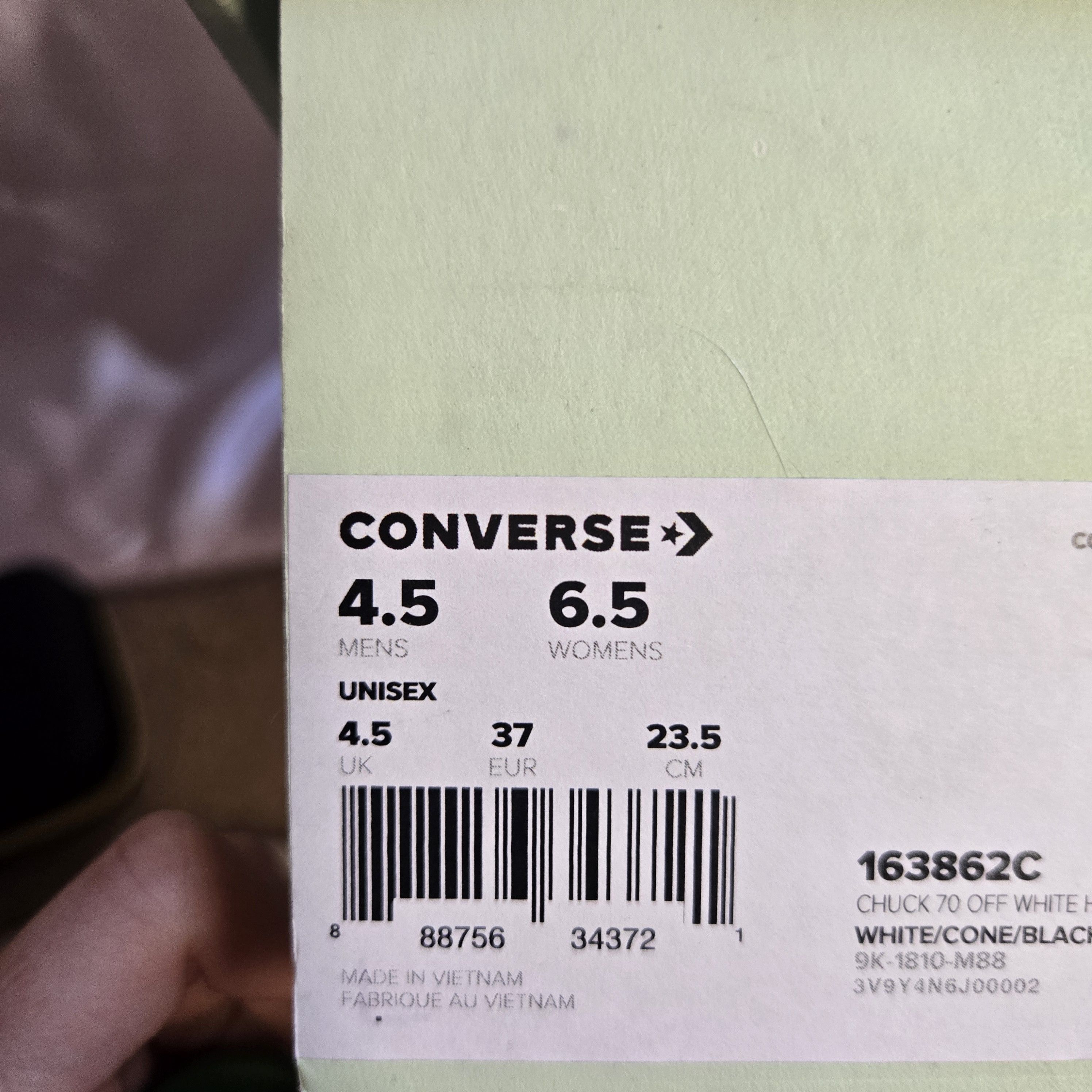 Converse × Off-White Off White x Converse Chuck 70 Size US 6.5 / IT 36.5 - 4 Thumbnail