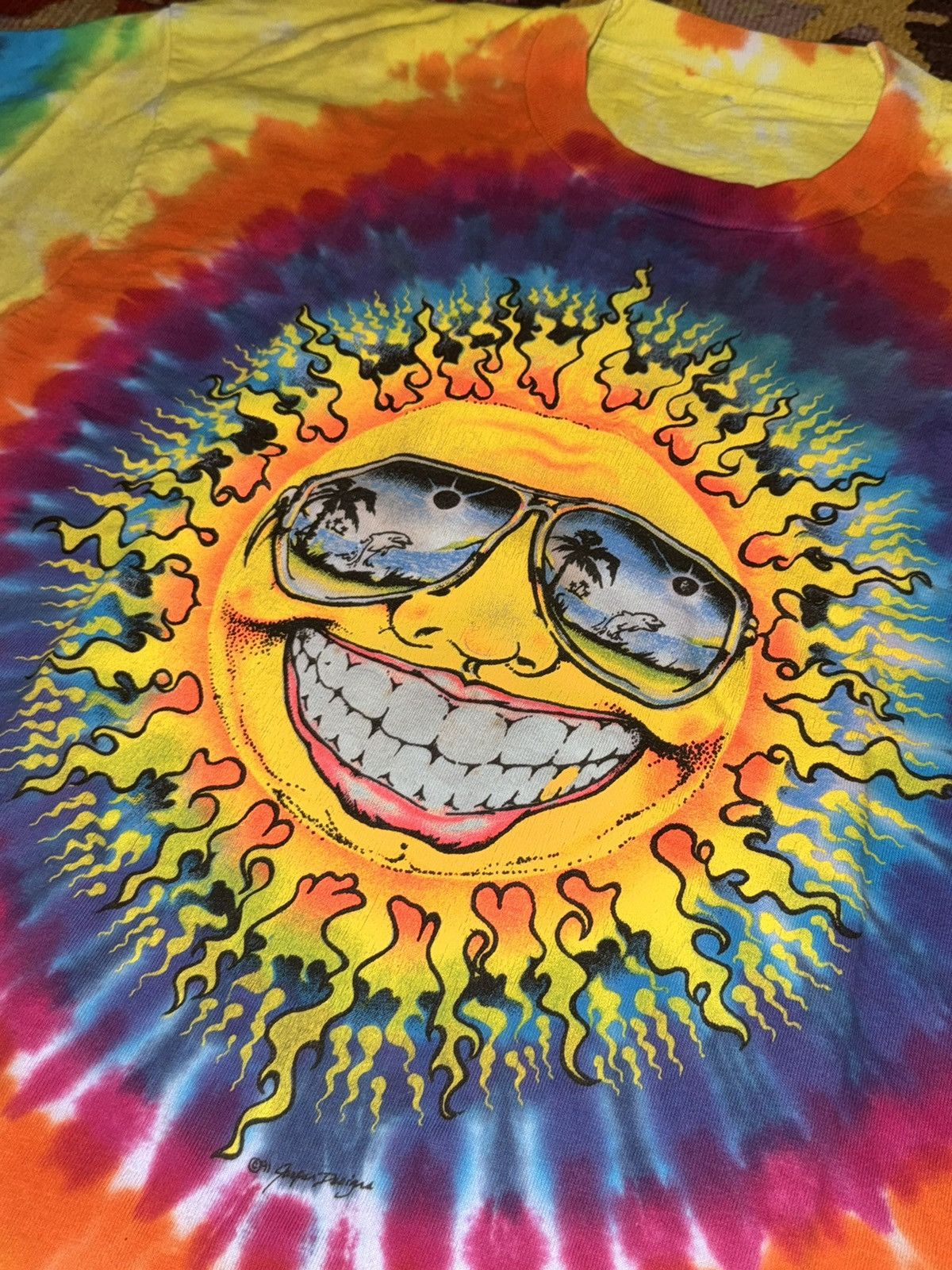 Grateful Dead × Vintage rare tie dye long sleeve jerry jaspar grateful dead L Size US L / EU 52-54 / 3 - 2 Thumbnail