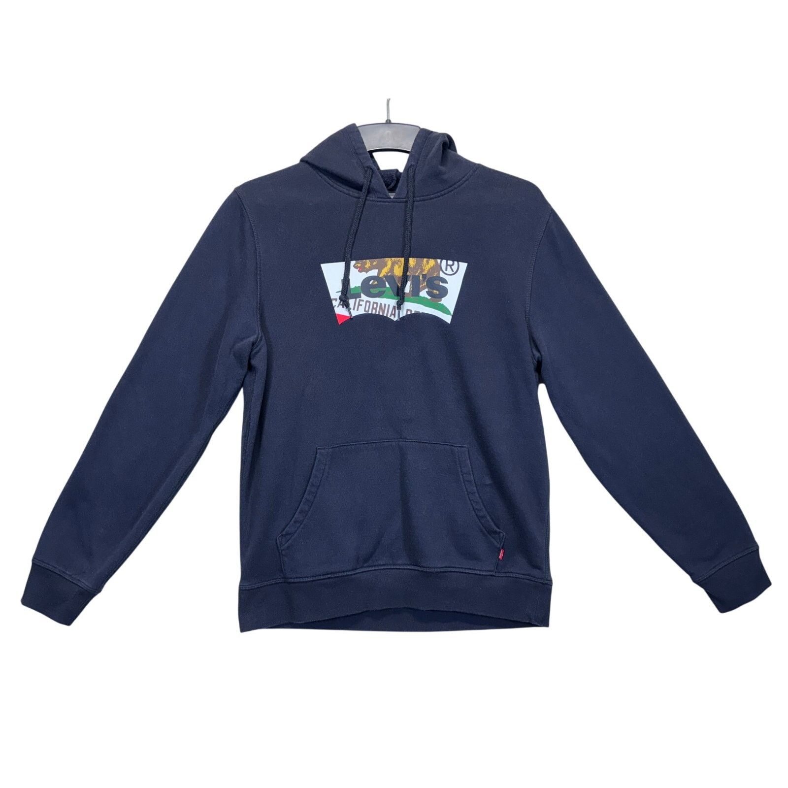Levi's Levi’s California Republic Bear Hoodie Men’s Medium Navy Size US M / EU 48-50 / 2 - 1 Thumbnail