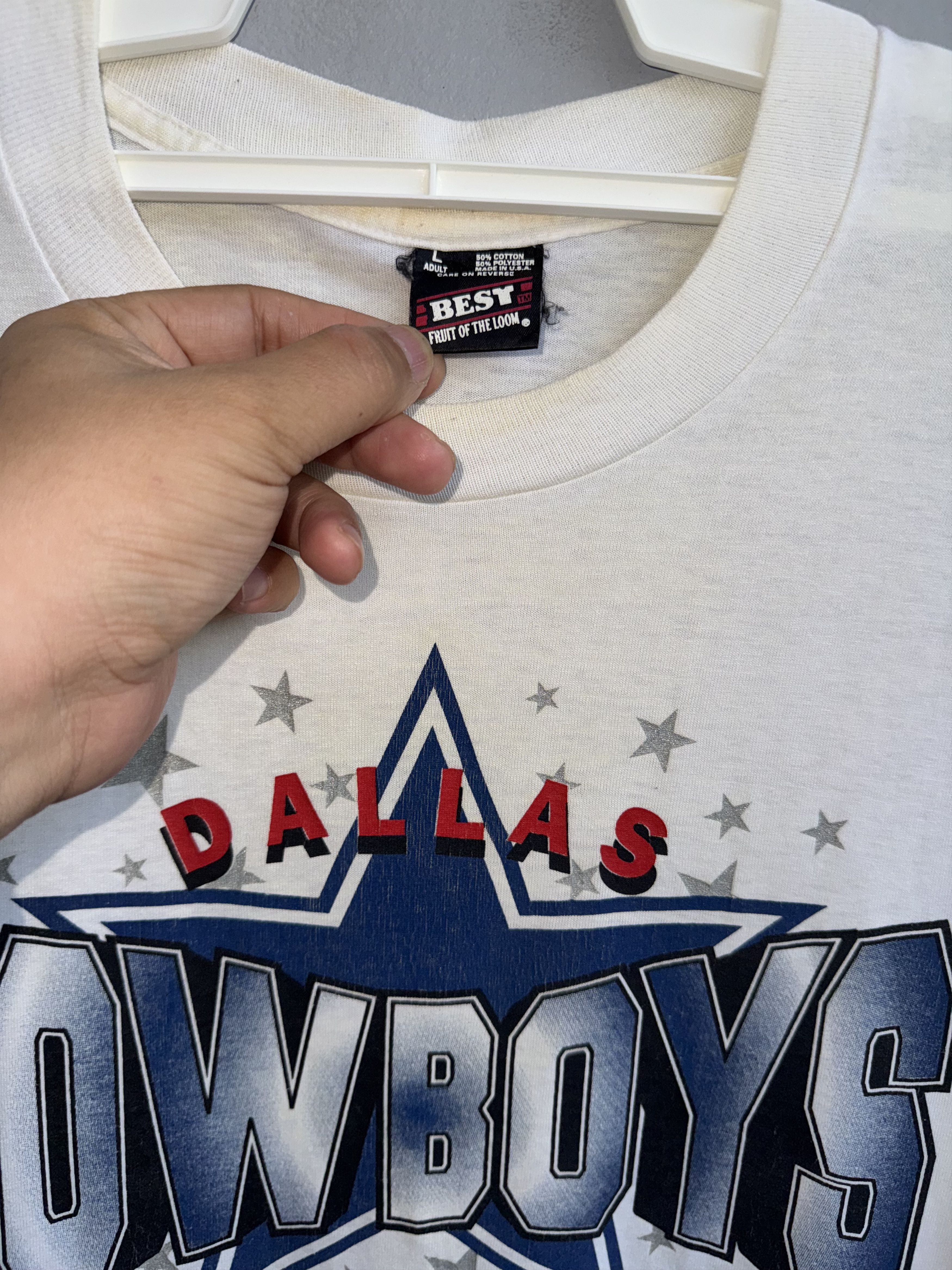 Vintage Dallas Cowboys Fan Club Vintage Shirt Size US L / EU 52-54 / 3 - 2 Thumbnail