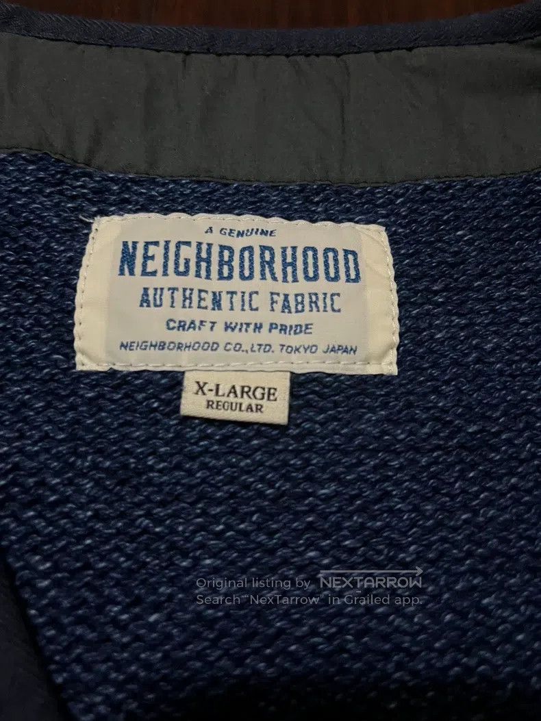 Neighborhood Neighborhood Indigo-Dyed Knit Zip-Up Cardigan Size US XL / EU 56 / 4 - 3 Thumbnail