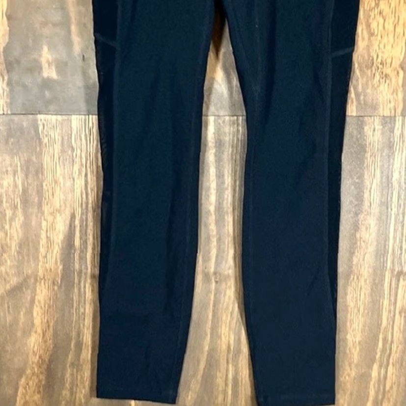 Fabletics Fabletics Leggings Womens Pants Black Motion365 Sheer High Waisted Stretch Small Ankle Skinny Pull On Pockets Size 28" / US 6 / IT 42 - 3 Thumbnail