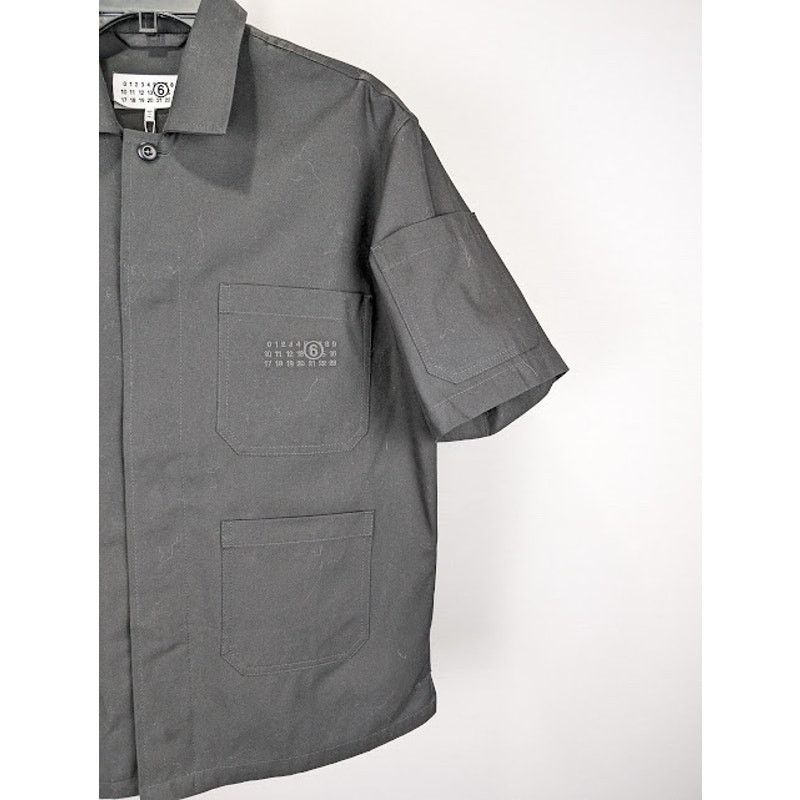 Maison Margiela o1rshd1 Short-sleeved Shirt in Black Size US M / EU 48-50 / 2 - 4 Thumbnail