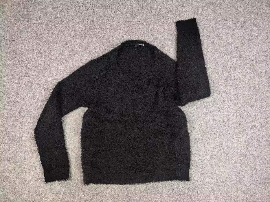 Other Vintage 90's Japanese Black Mohair Style Fuzzy Sweater Y2K Size US S / EU 44-46 / 1 - 8 Thumbnail