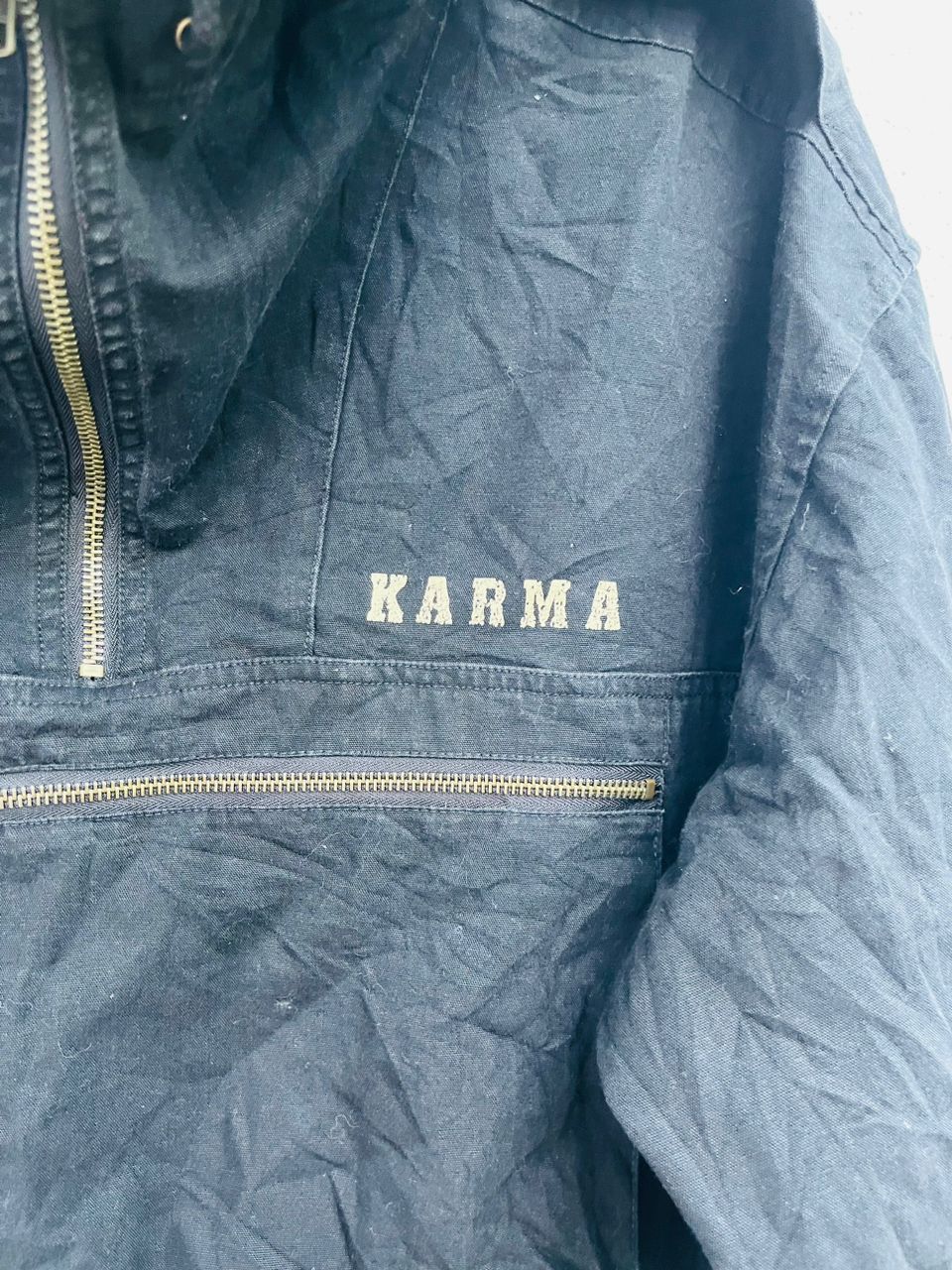 Japanese Brand × Vintage Vintage Karma Pocket Hip Hop Streetwear Fashion Style Size US L / EU 52-54 / 3 - 9 Thumbnail