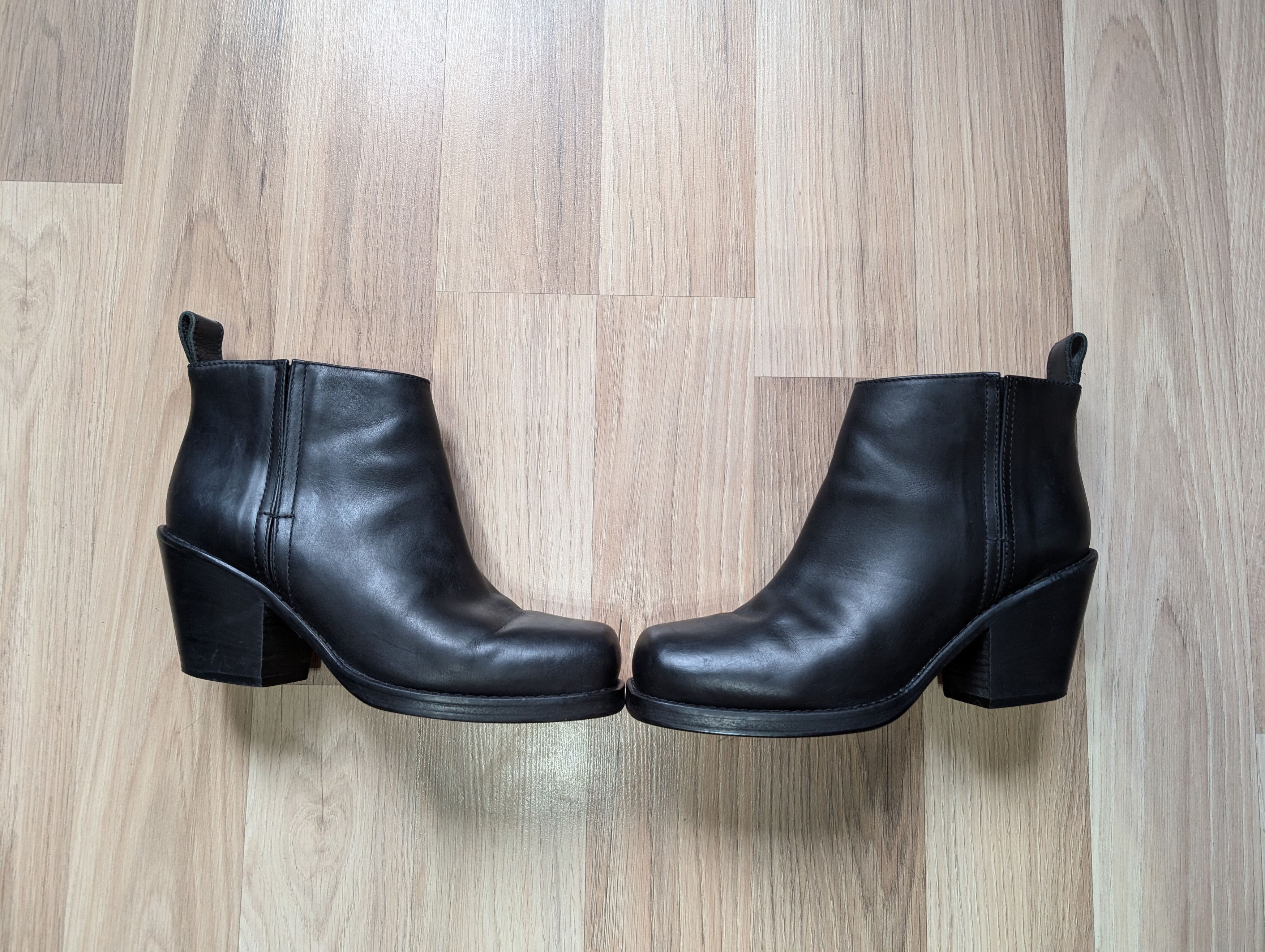 Acne Studios Acne Studios AvantGarde Leather Heeled Ankle Boot Size US 10 / IT 40 - 3 Thumbnail
