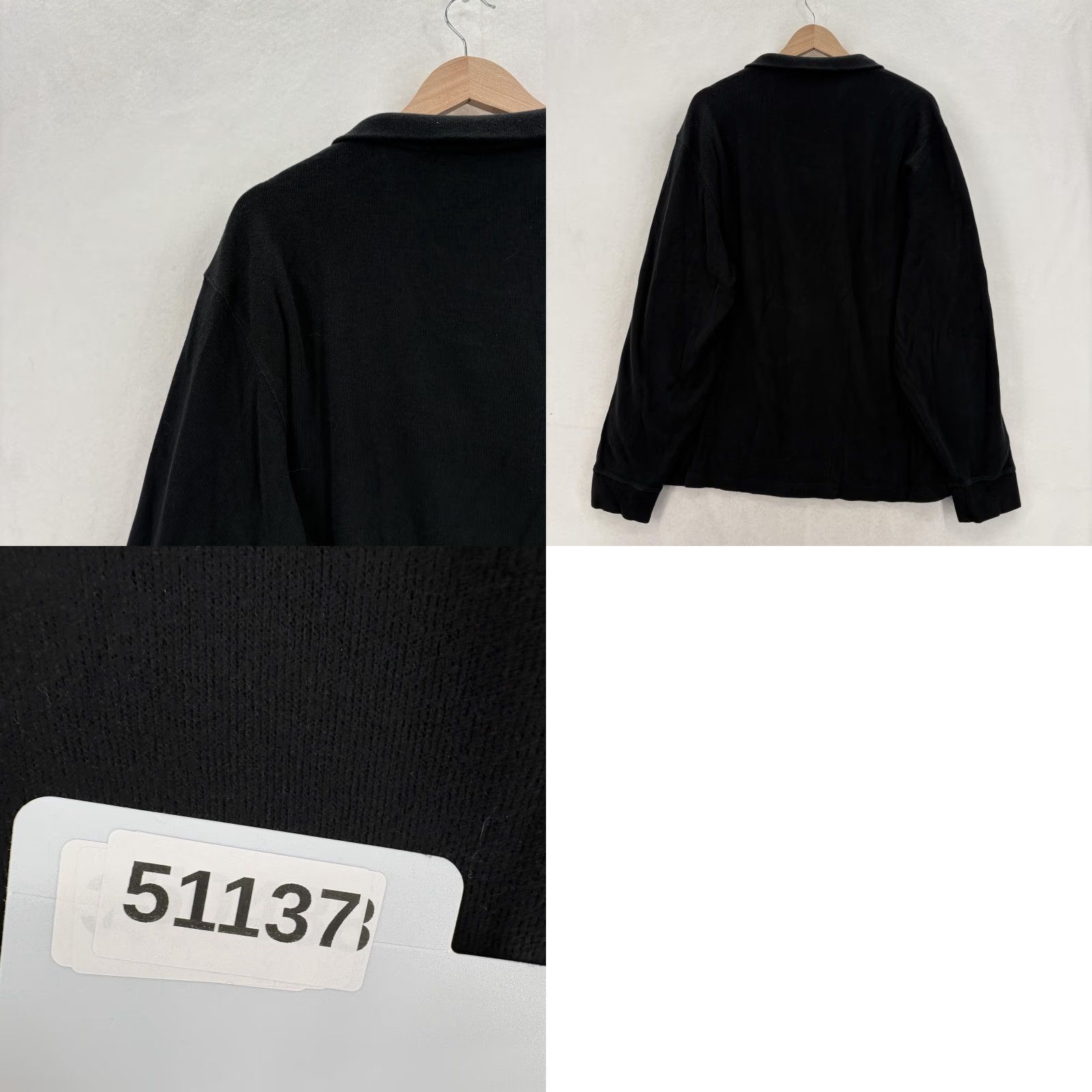 Polo Ralph Lauren Polo Ralph Lauren Sweater Mens XL Black 1/4 Zip Mock Neck Pullover Estate Rib Shirt Size US XL / EU 56 / 4 - 9 Thumbnail