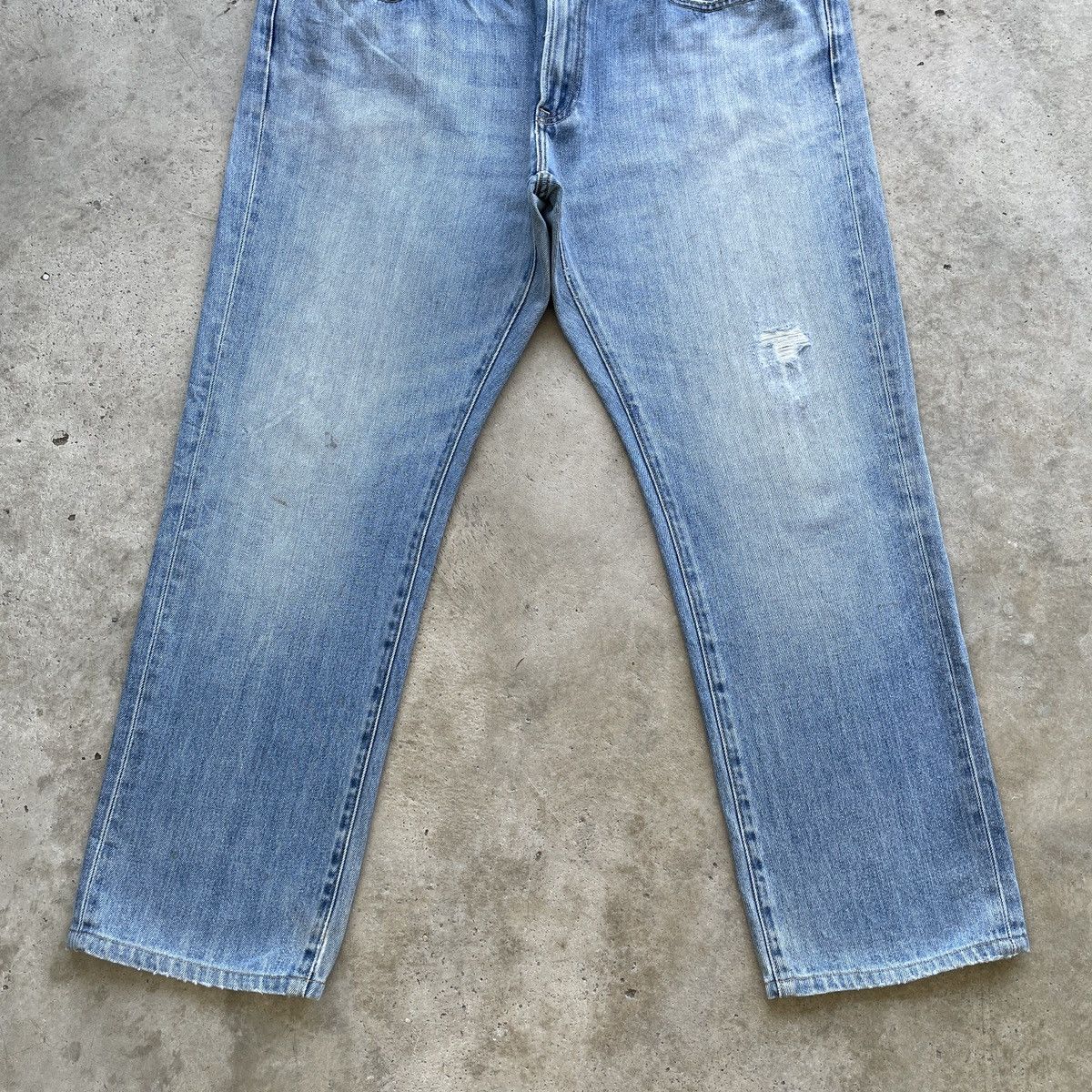 Japanese Brand W39💥 Vintage Japanese Faded Jeans Distressed Denim Pants Size US 39 - 4 Thumbnail